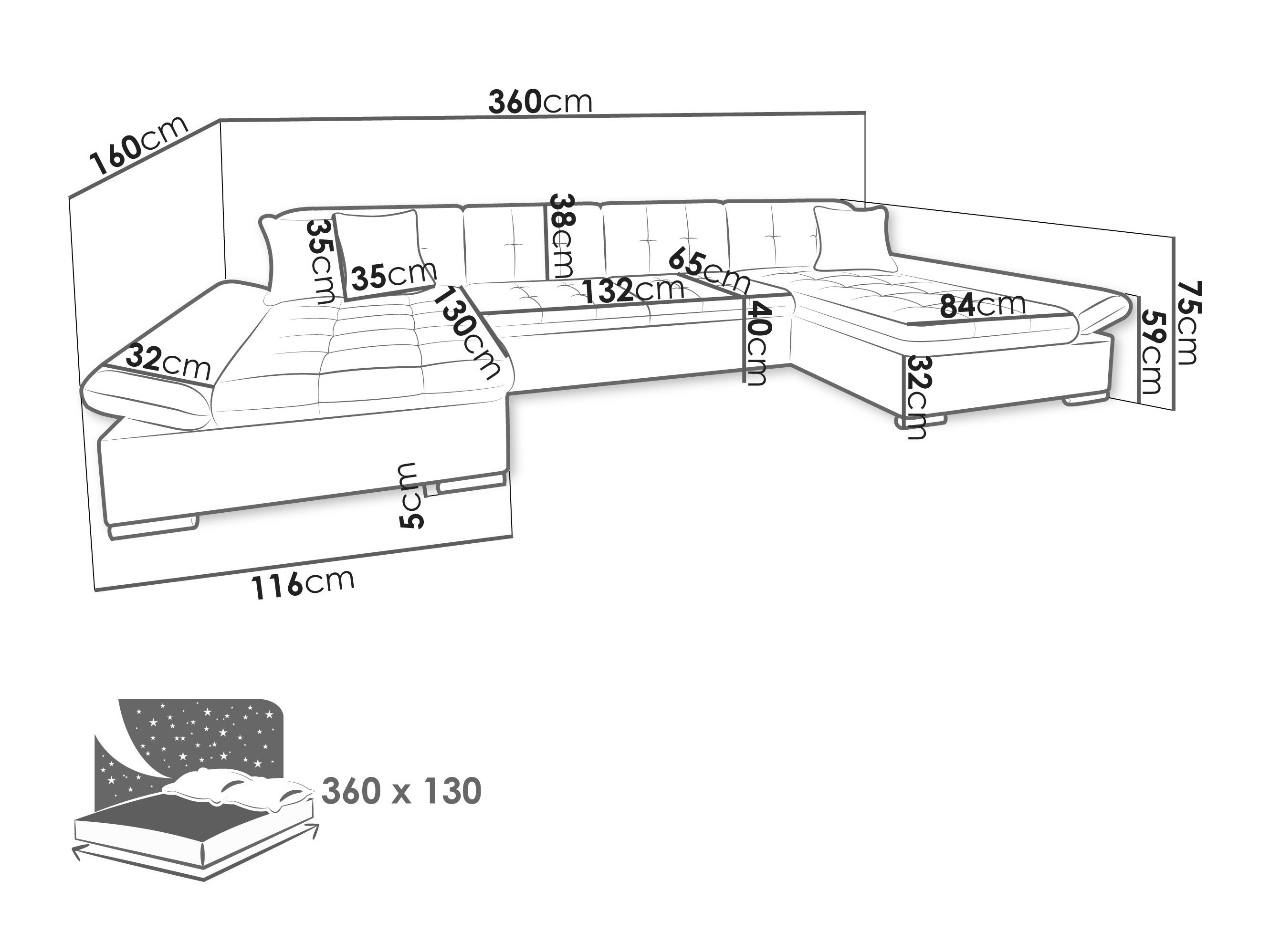 Kotna garnitura Comfivo Ficus (Boss 14)