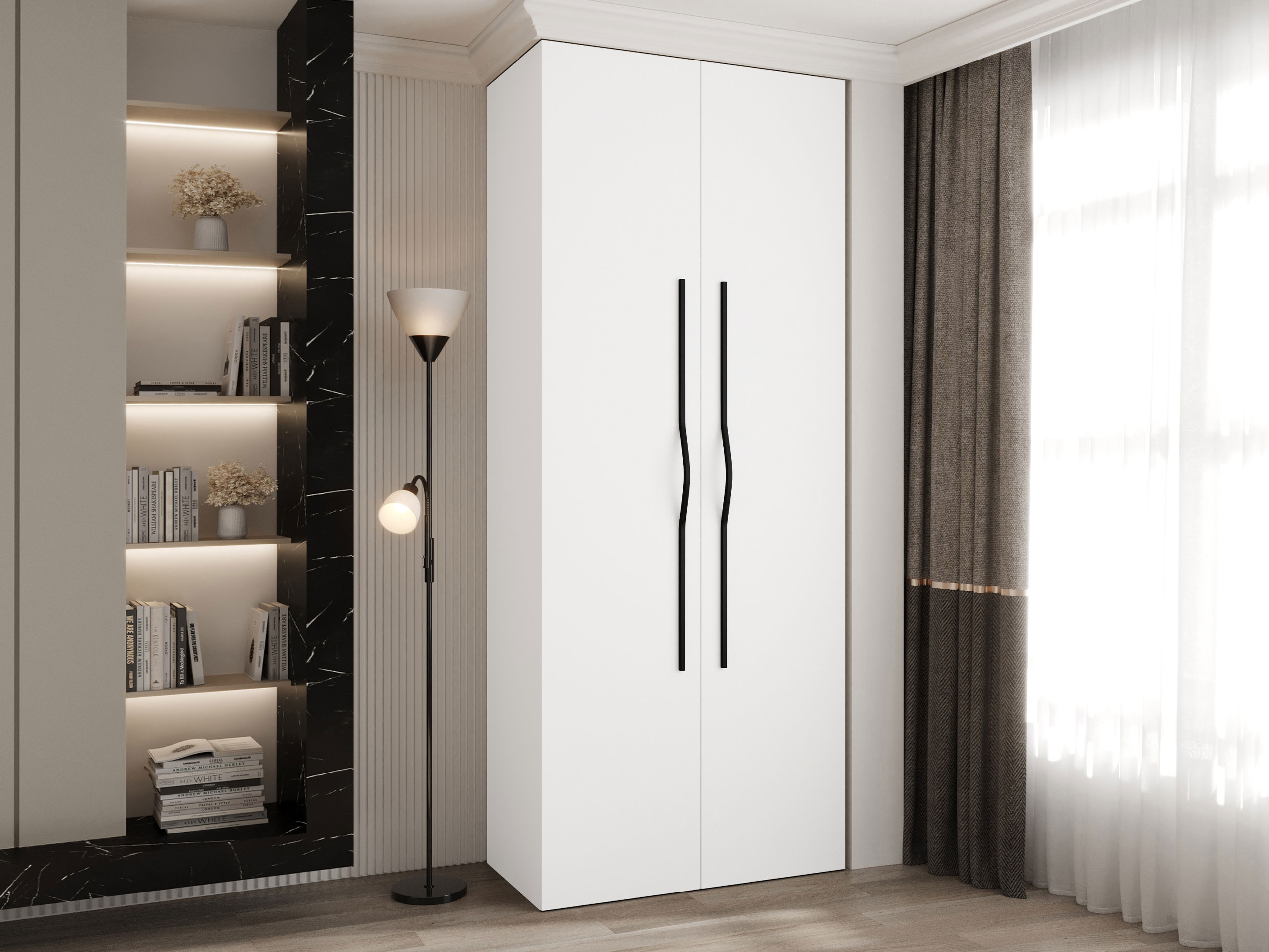 Garderobna omara Hartford 562 (Bela)