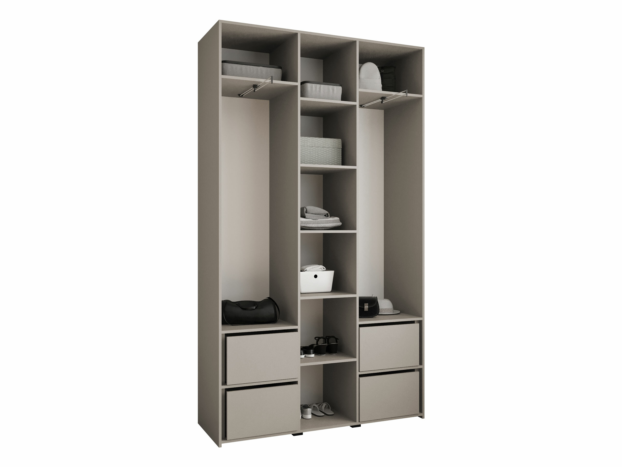Garderobna omara Hartford 563 (Bela)