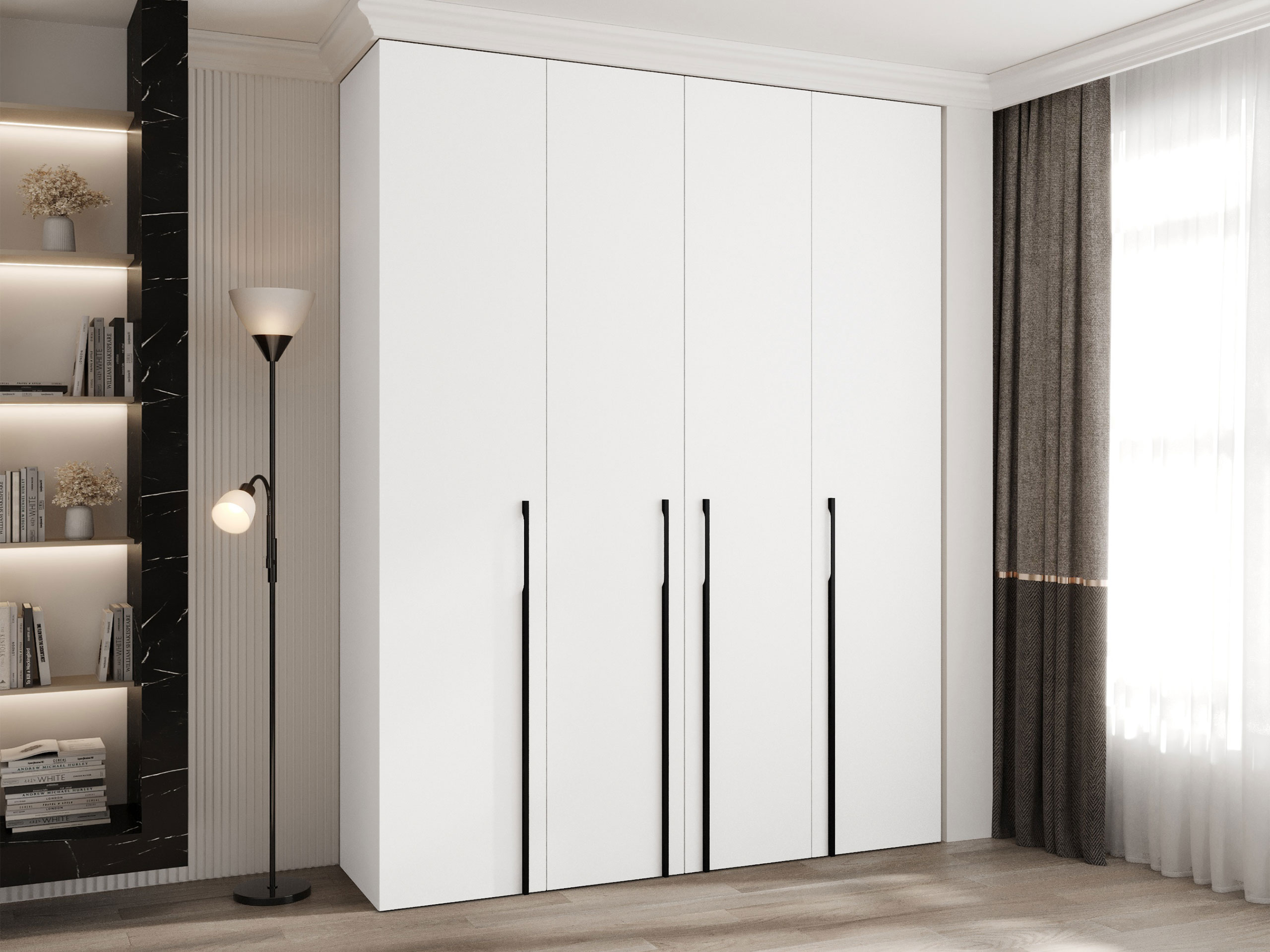 Garderobna omara Hartford 570 (Bela)