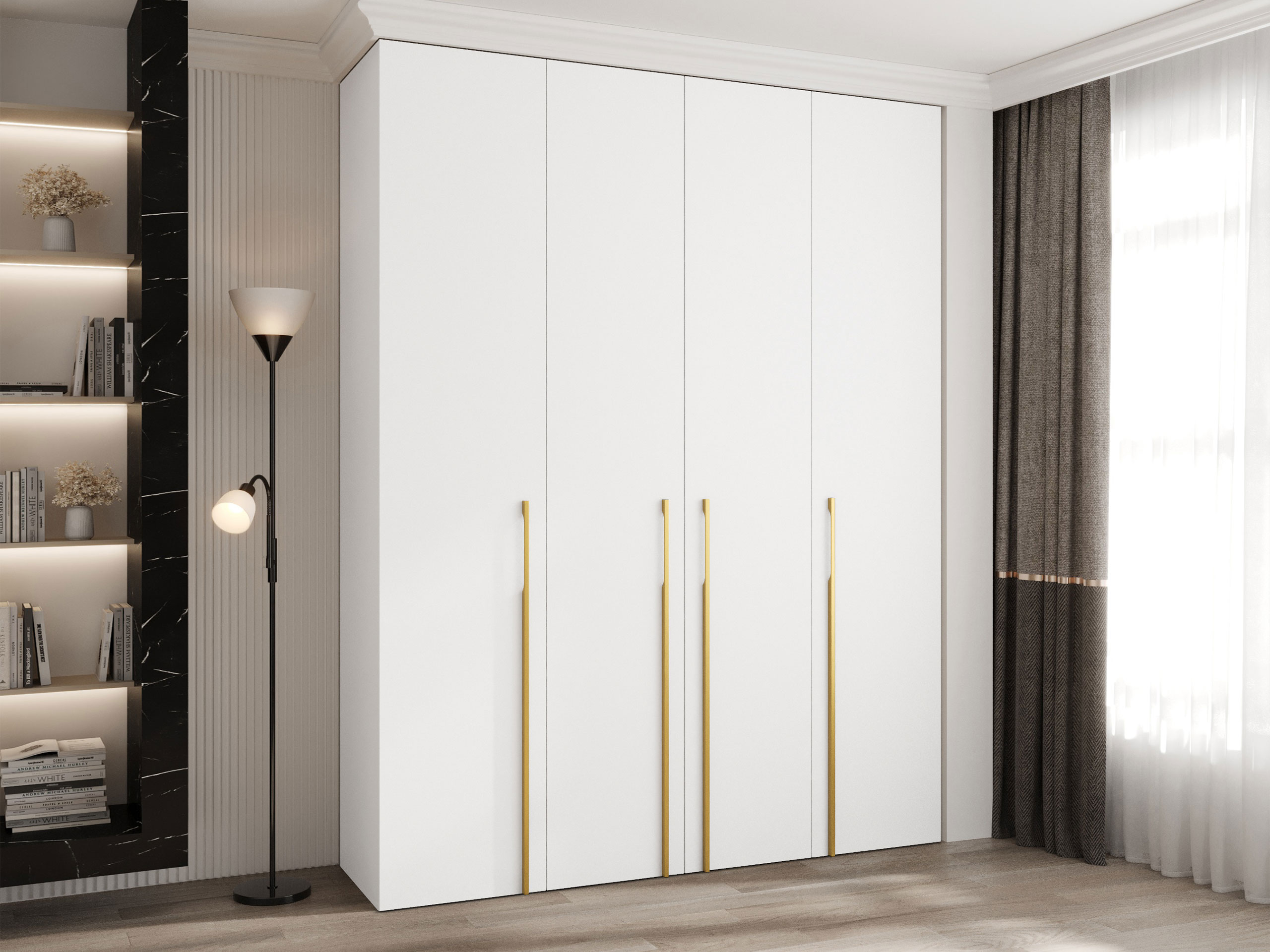 Garderobna omara Hartford 570 (Bela)