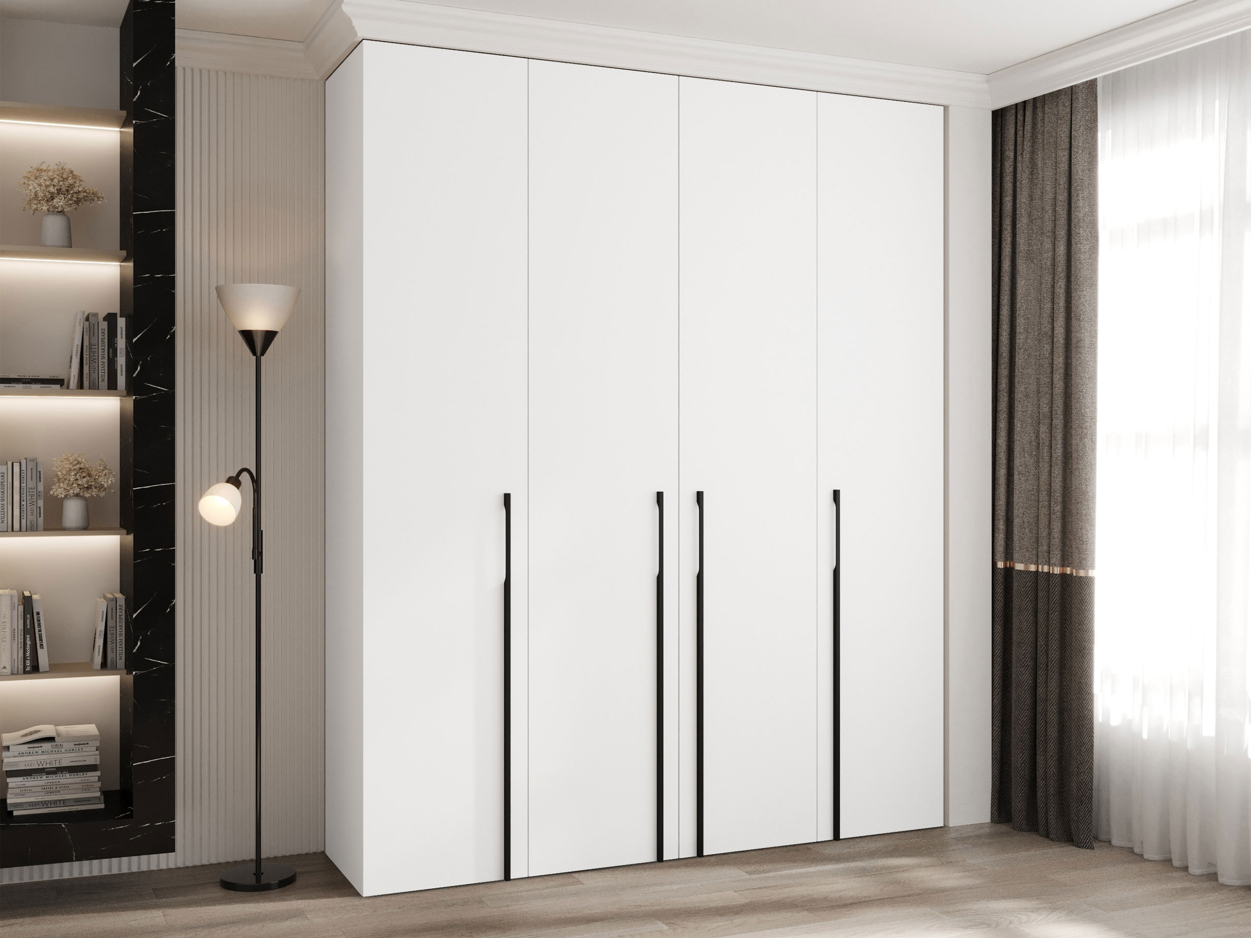 Garderobna omara Hartford 570 (Bela)