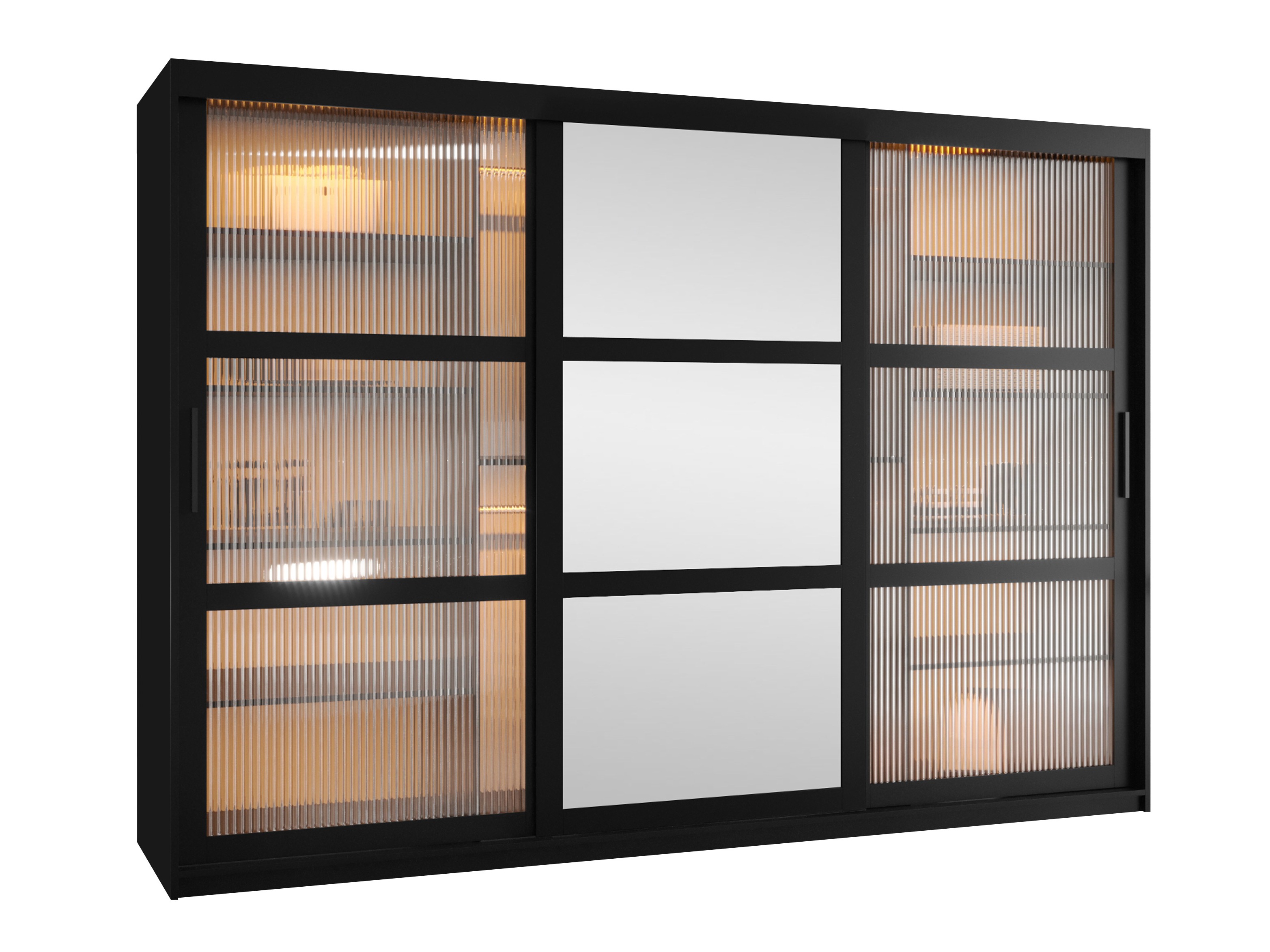 Garderobna omara Hartford 576 (Črna)