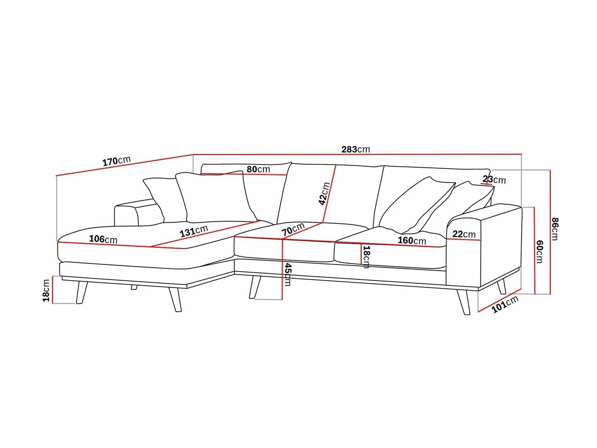 Kotna garnitura Seattle 216 (Silencio 06)