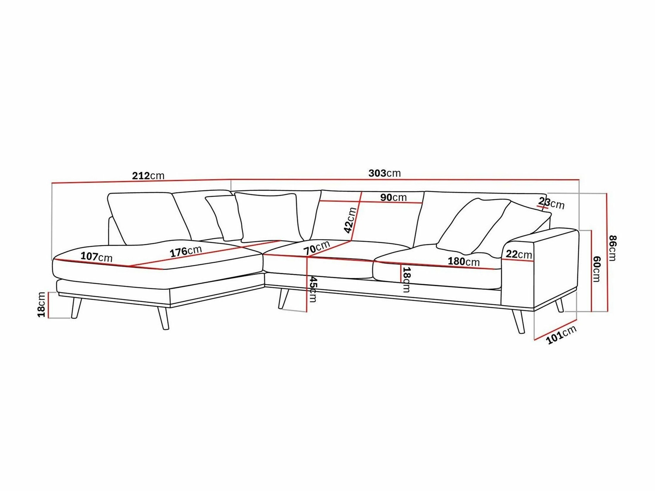 Kotna garnitura Seattle 218 (Silencio 06)