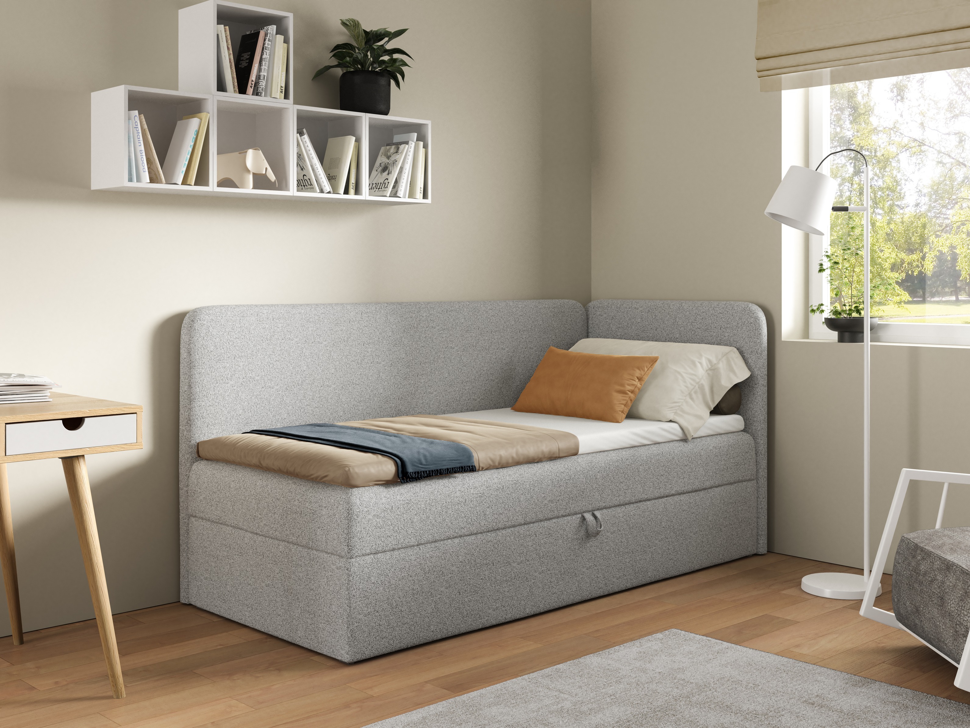 Boxspring postelja Franklin 188 (Puente 80)