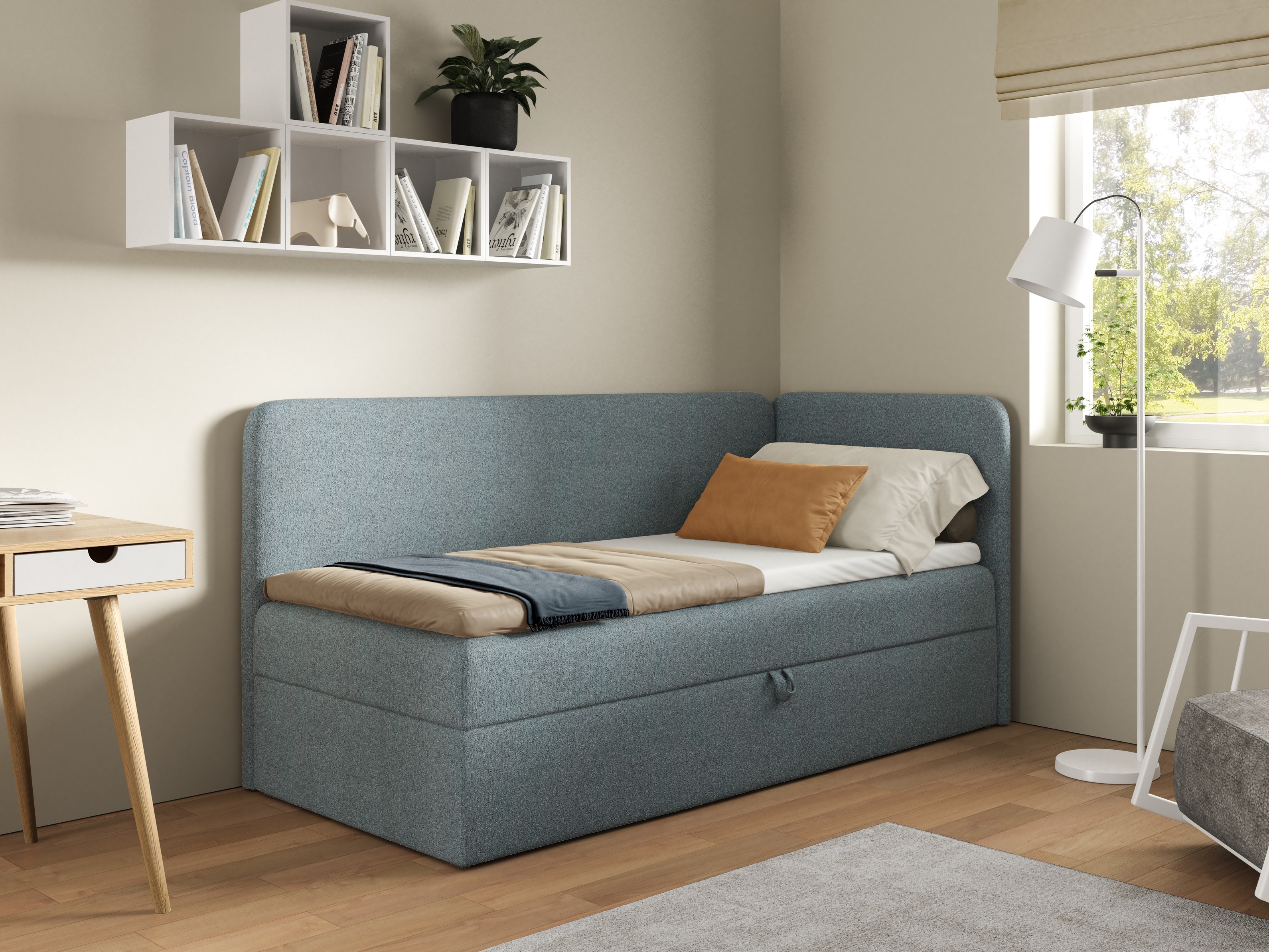 Boxspring postelja Franklin 188 (Puente 94)