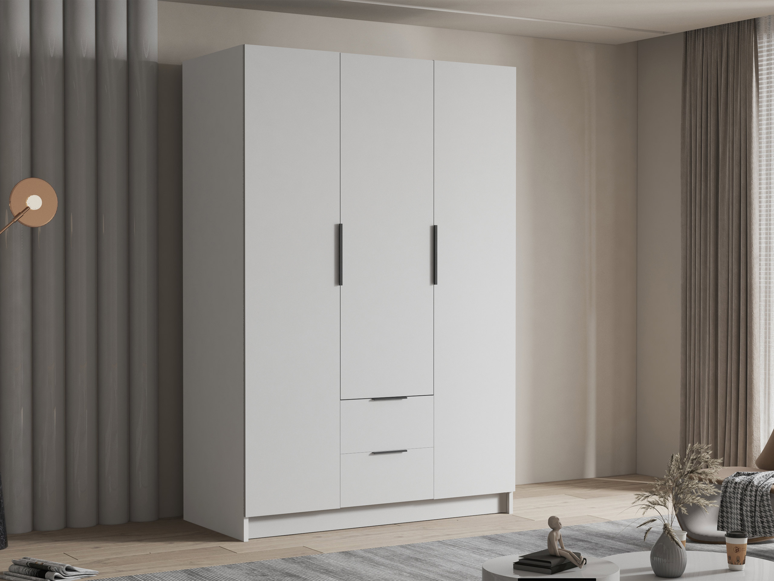 Garderobna omara Closico 200 (Bela)