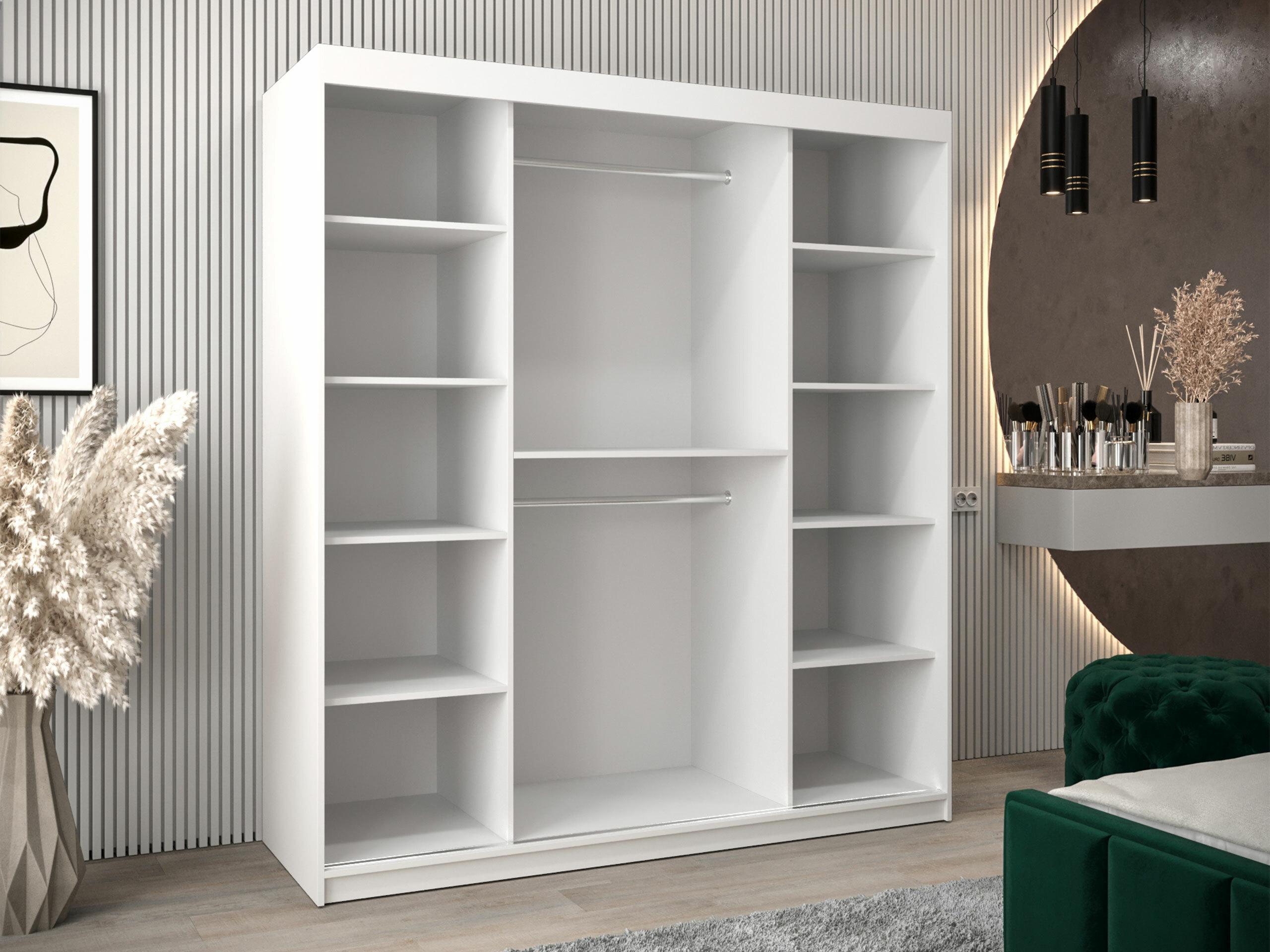 Garderobna omara Hartford 578 (Bela)
