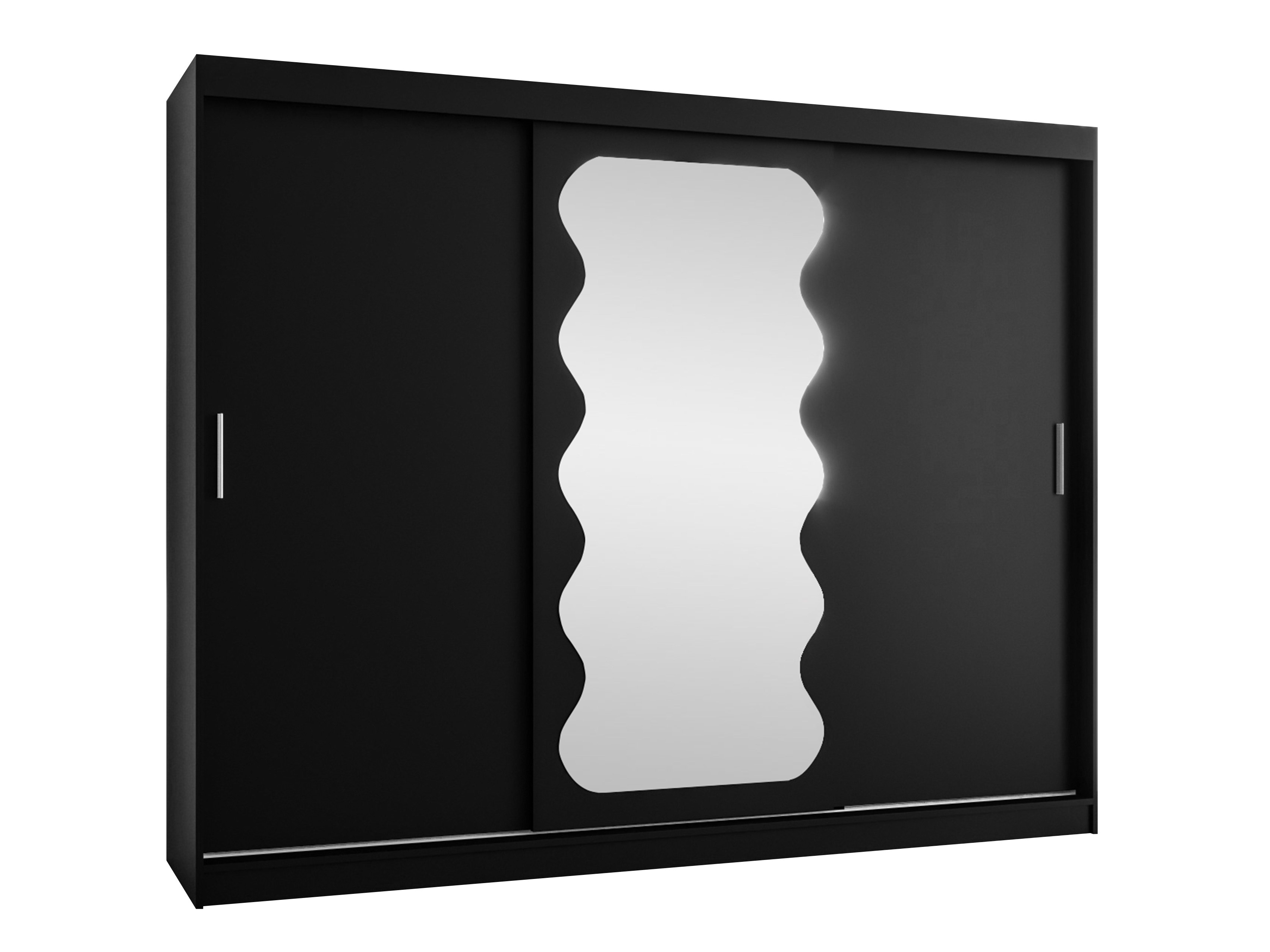 Garderobna omara Hartford 578 (Črna)