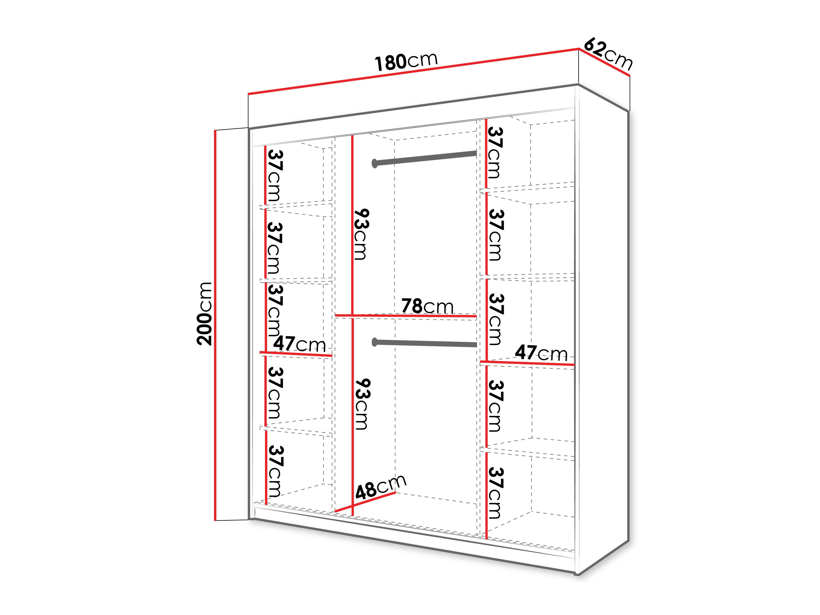 Garderobna omara Hartford 578 (Kašmir)