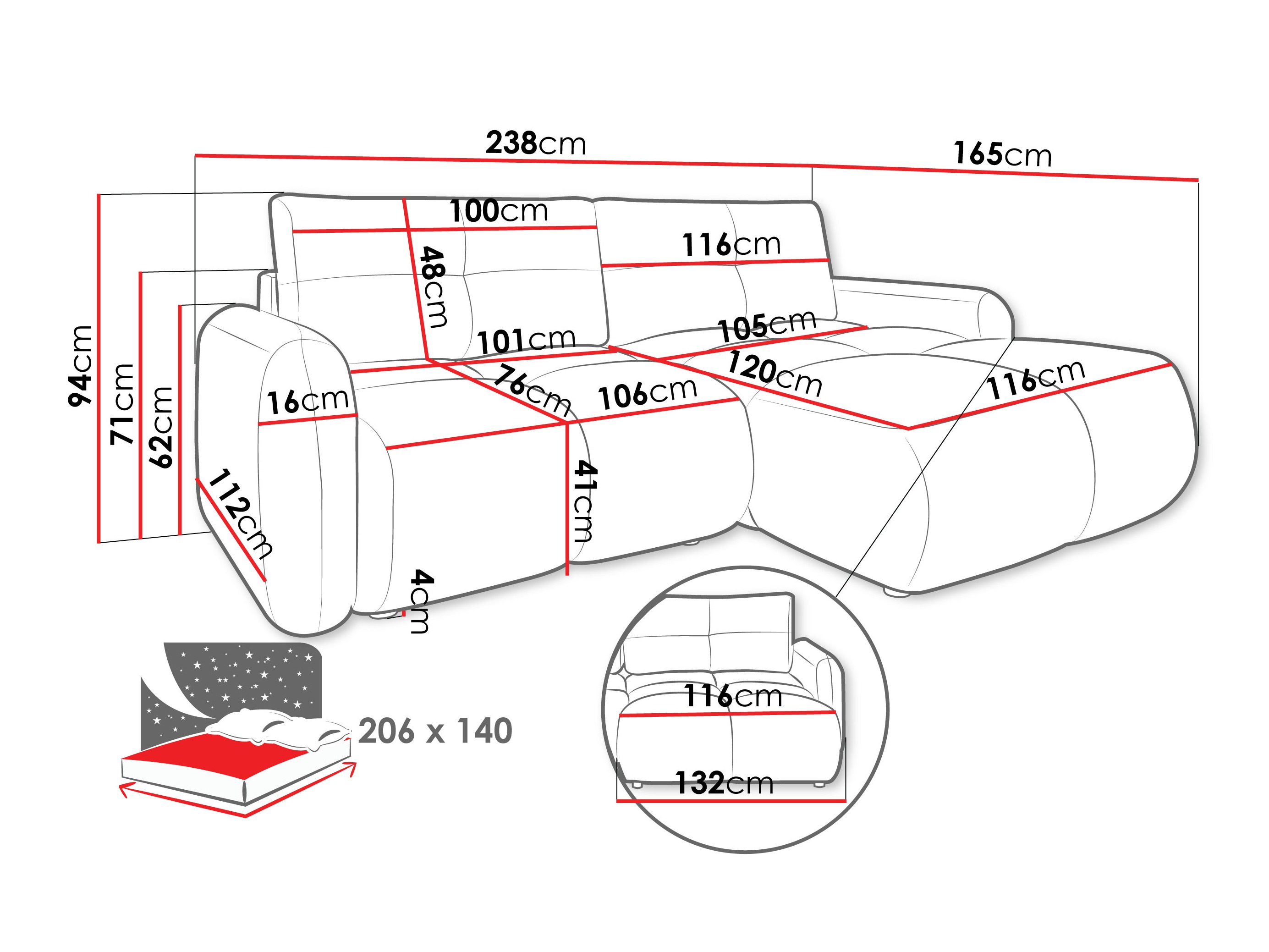 Kotna garnitura Clinton 101 (Lambi 06)