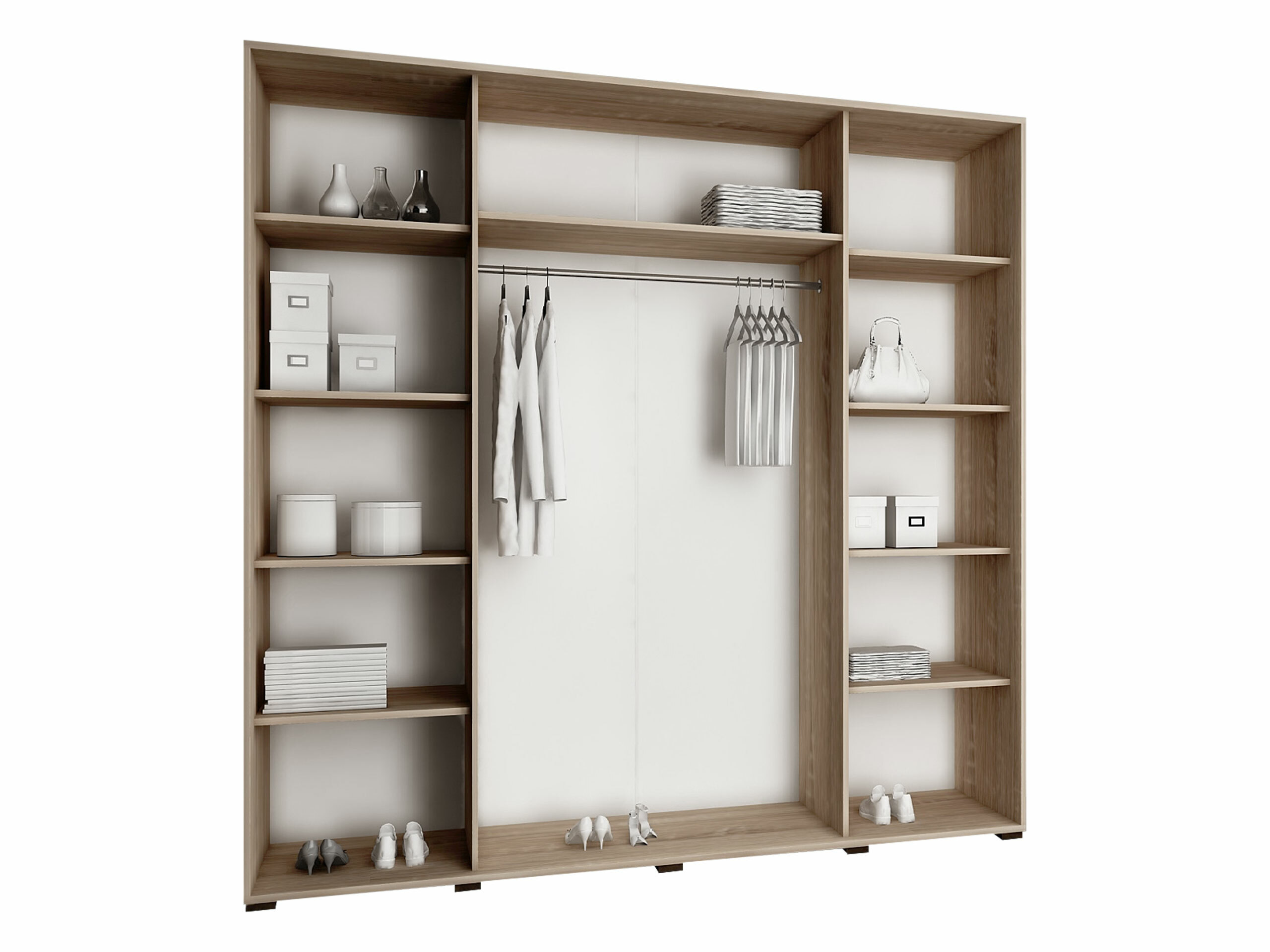 Garderobna omara Dover 107 (Bela)