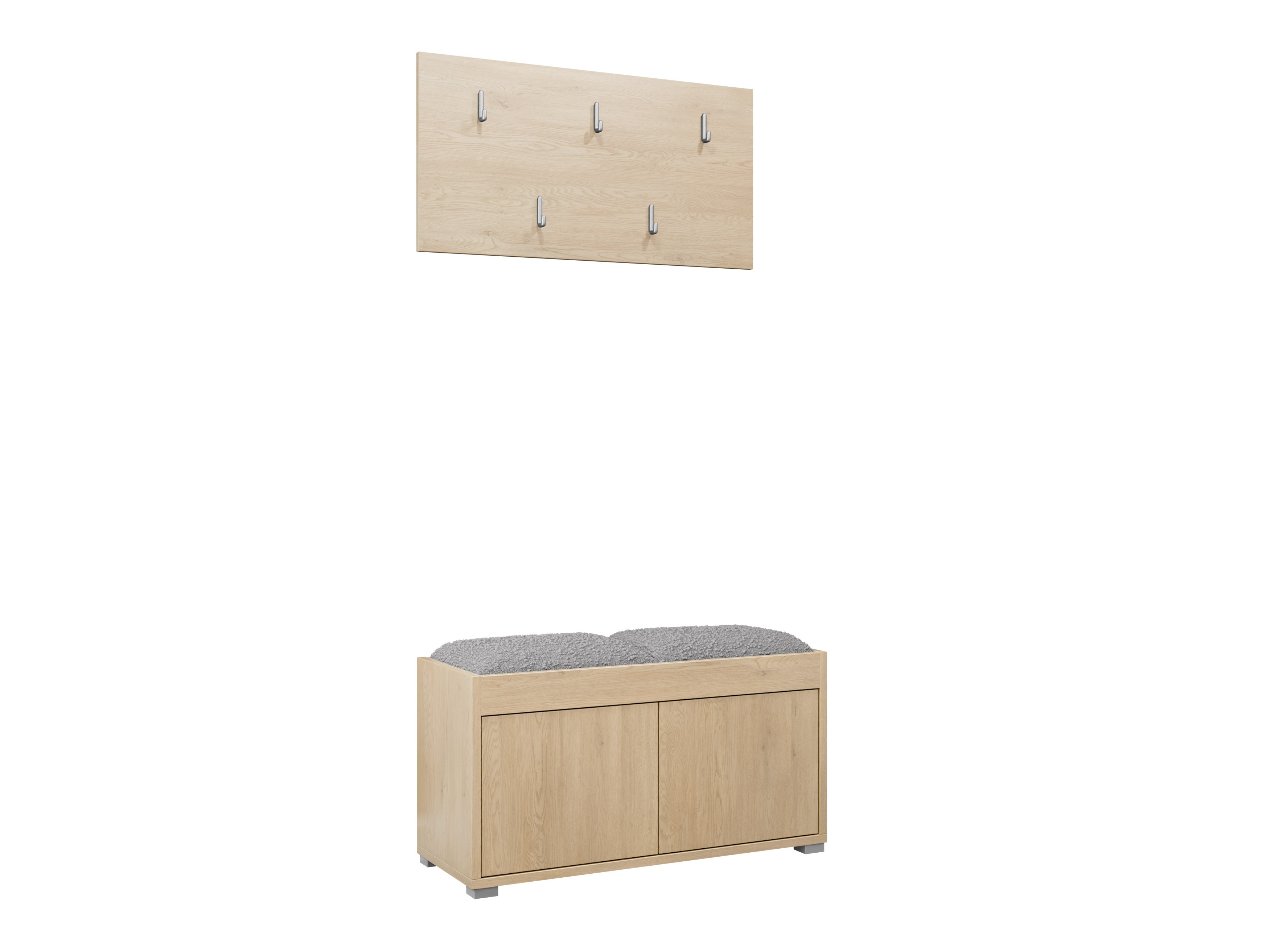 Komplet za predsobo Comfivo Tutela (Hrast)