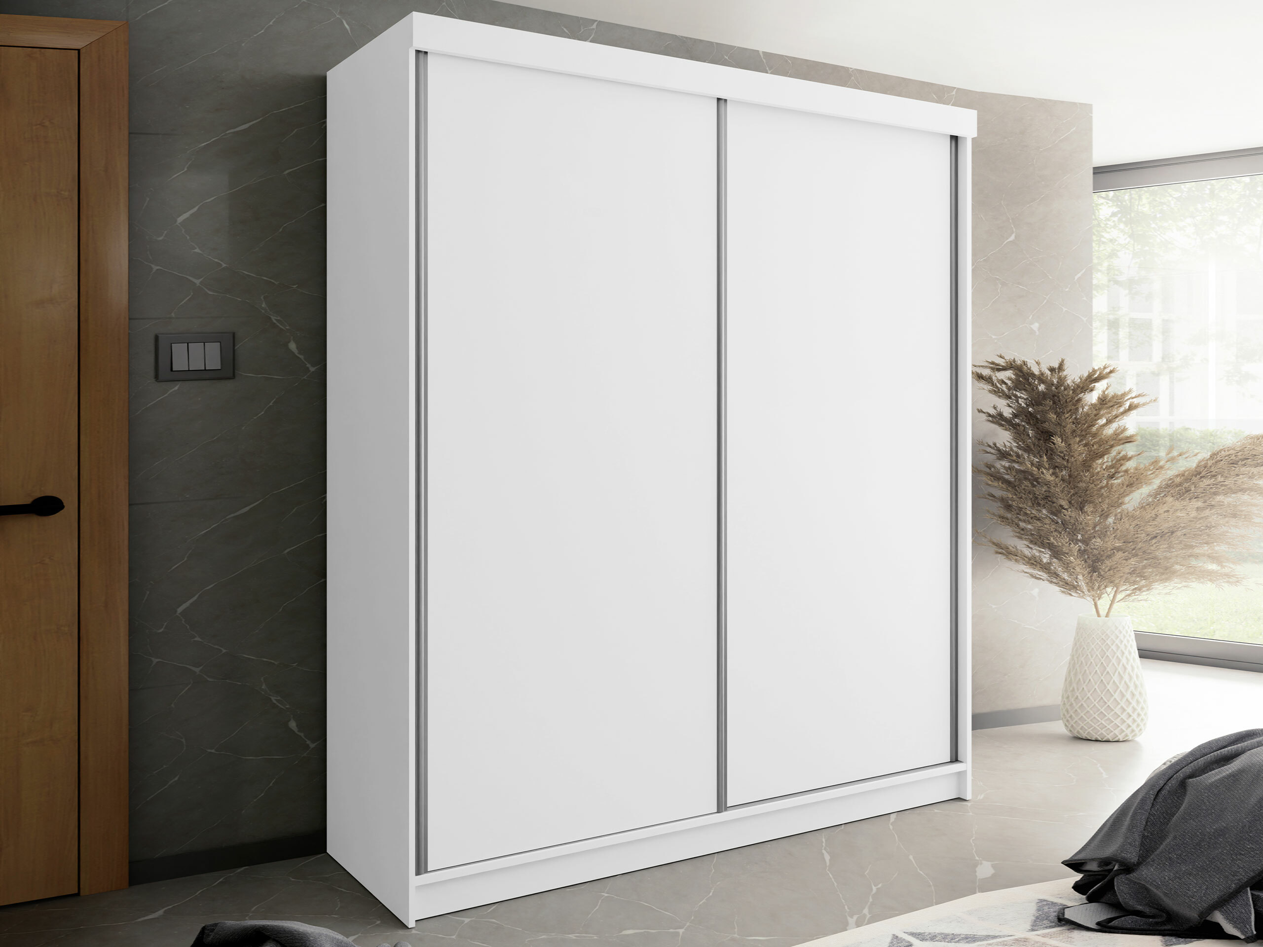 Garderobna omara Dover 108 (Bela)