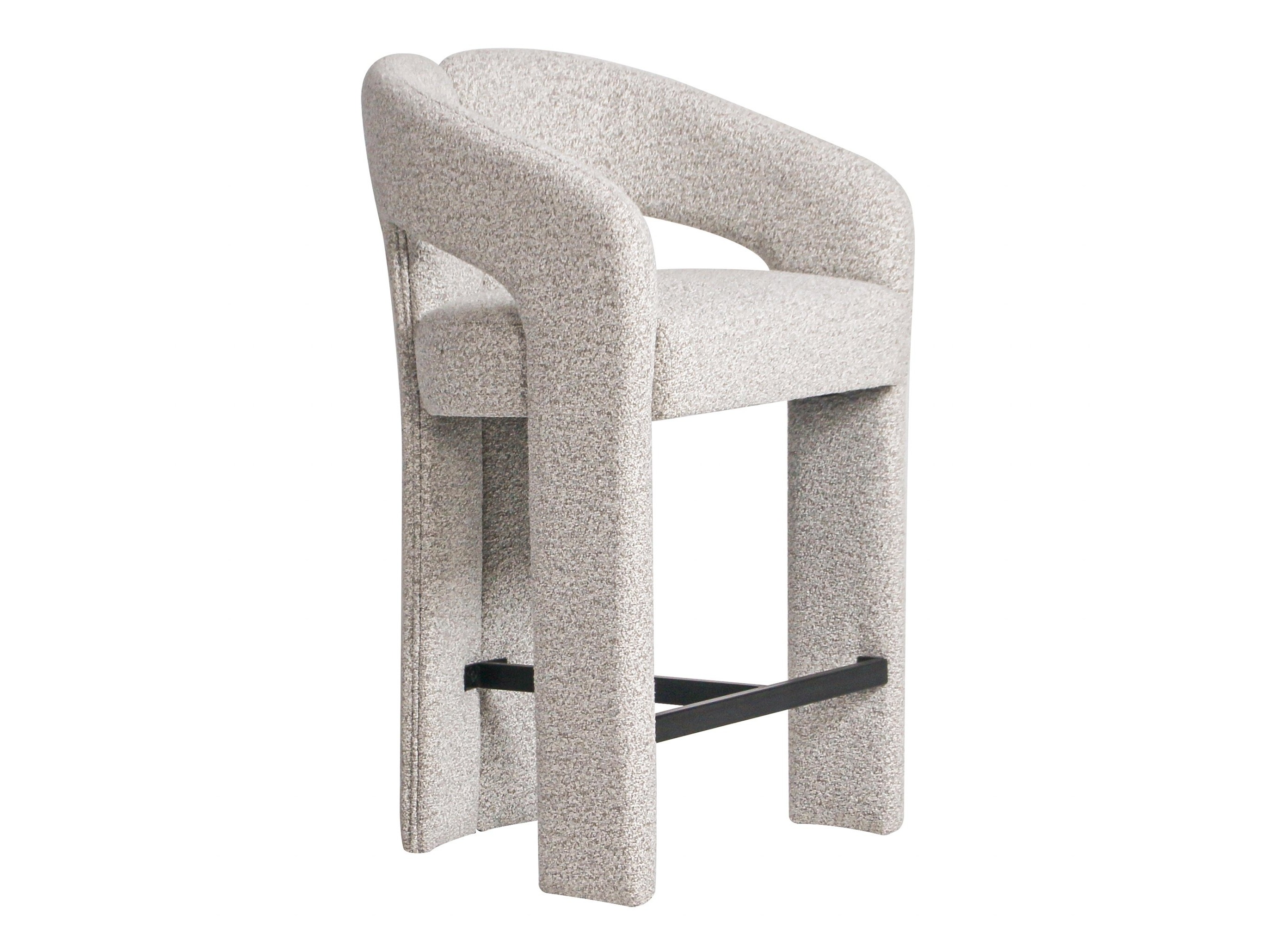 Barski stol Burleson 566 (Sivo bež)