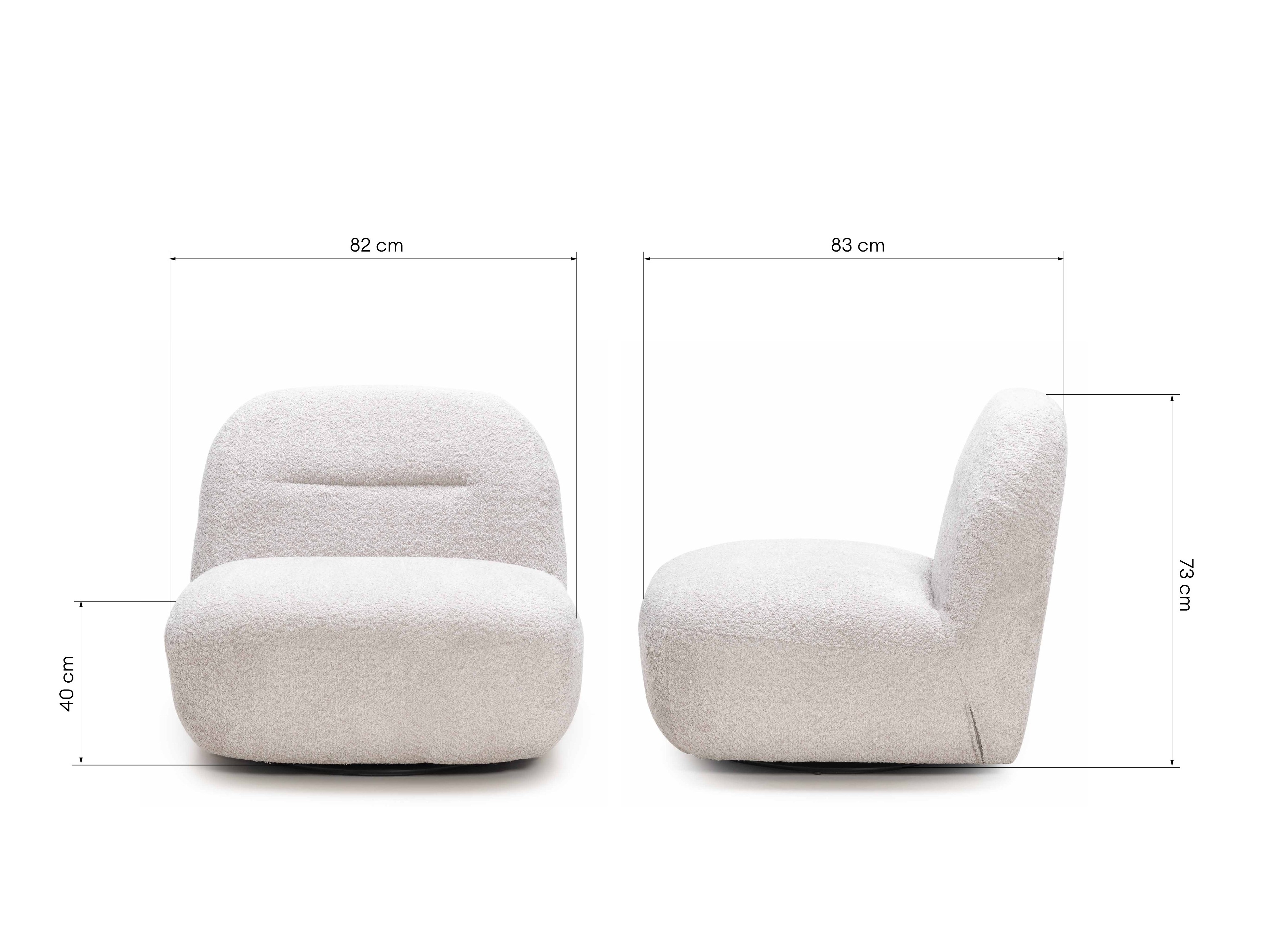 Fotelj Burleson 444 (Sivo bež)