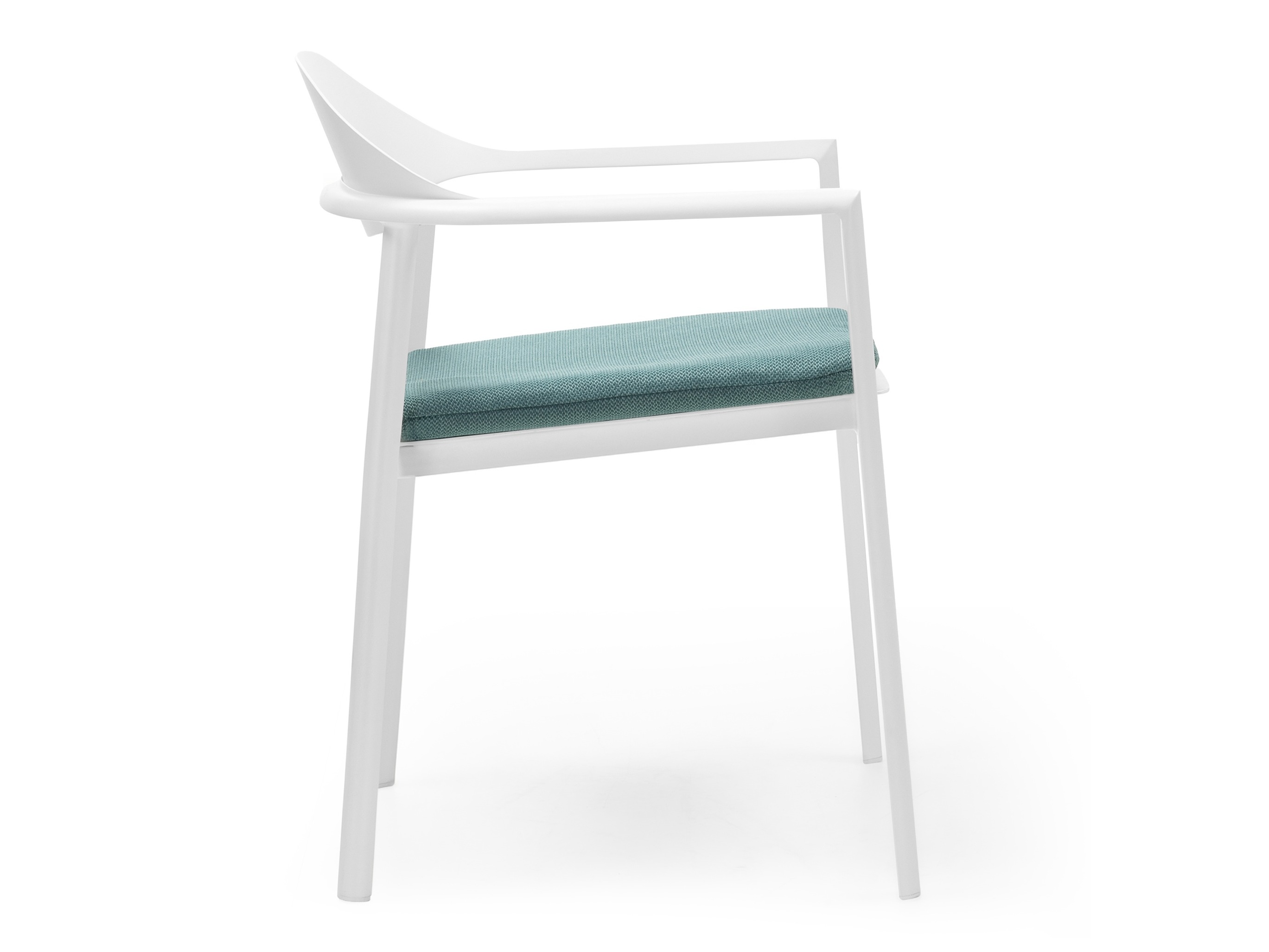 Vrtni stol Burleson 456 (Bela + Zelena)