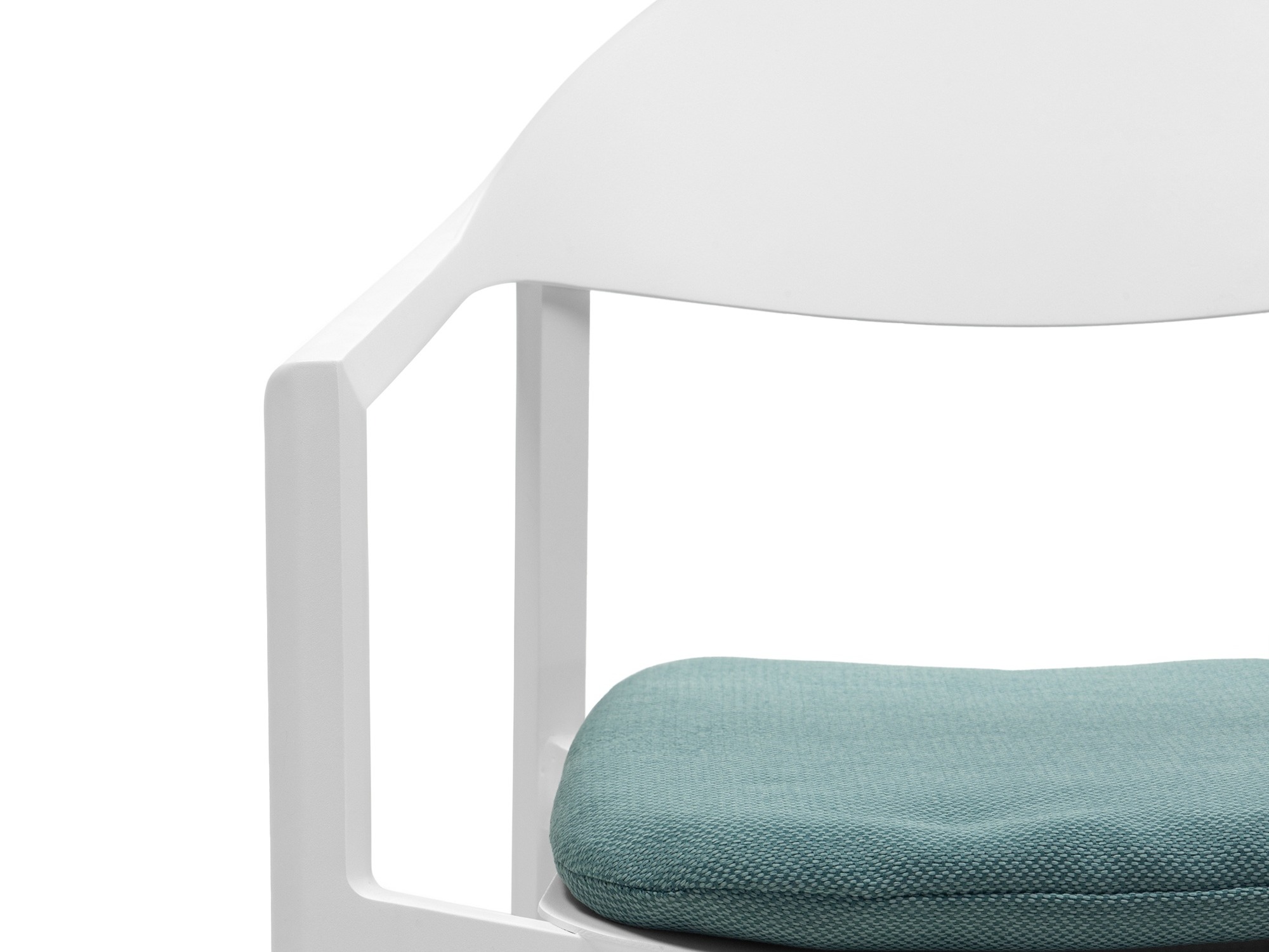 Vrtni stol Burleson 456 (Bela + Zelena)