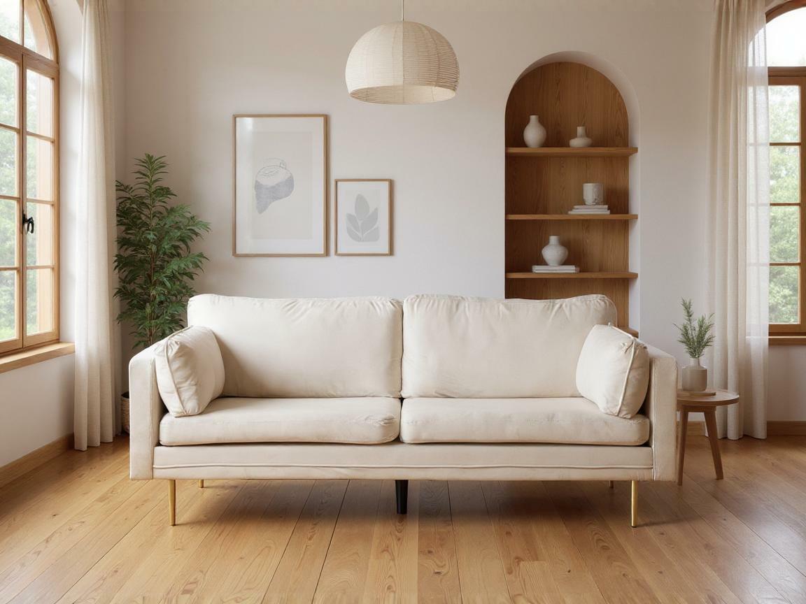 Kavč Dallas 101 (Krema + Zlata)