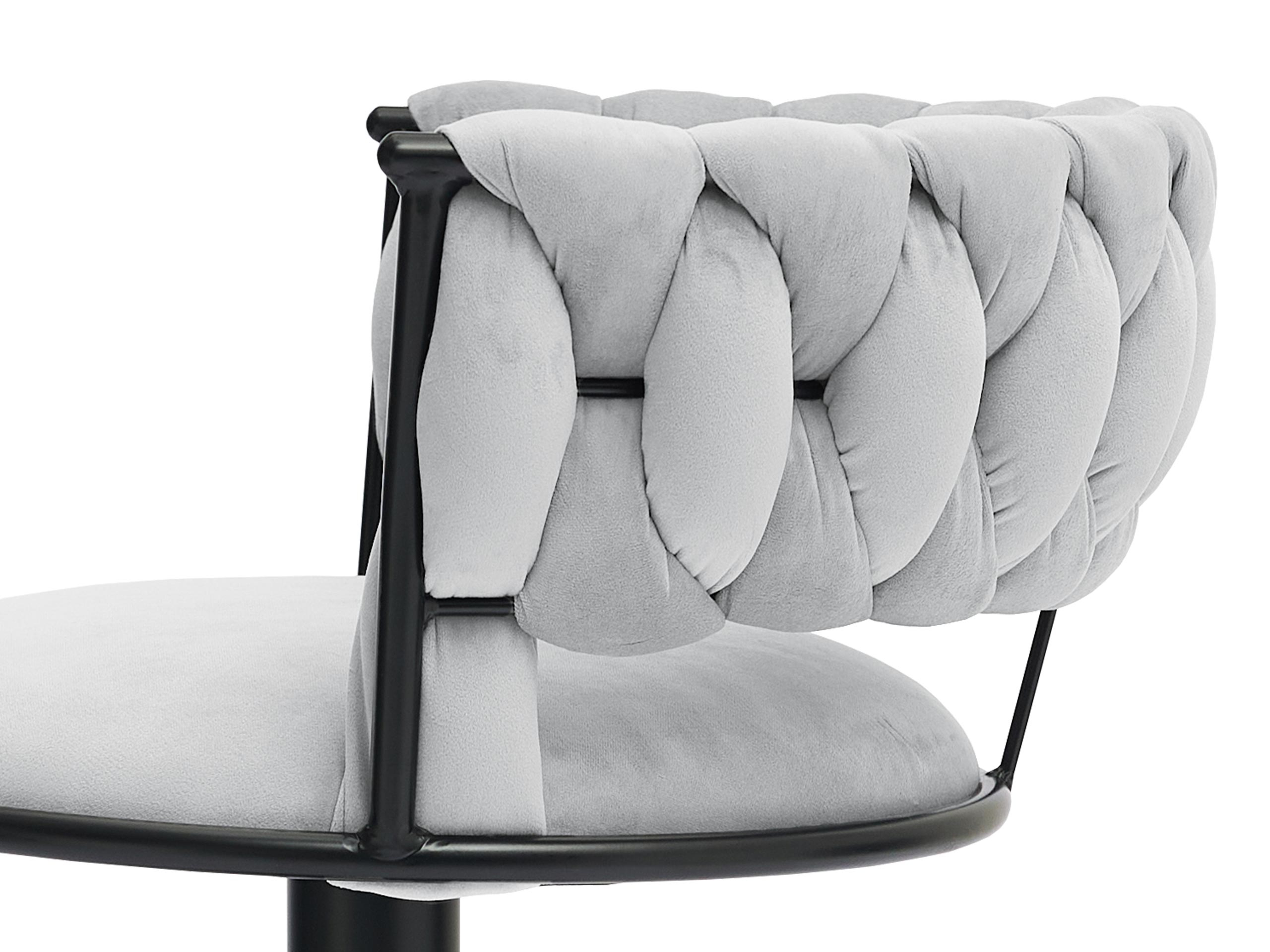 Barski stol Comfivo Hilaritas III (Srebrna + Siva)