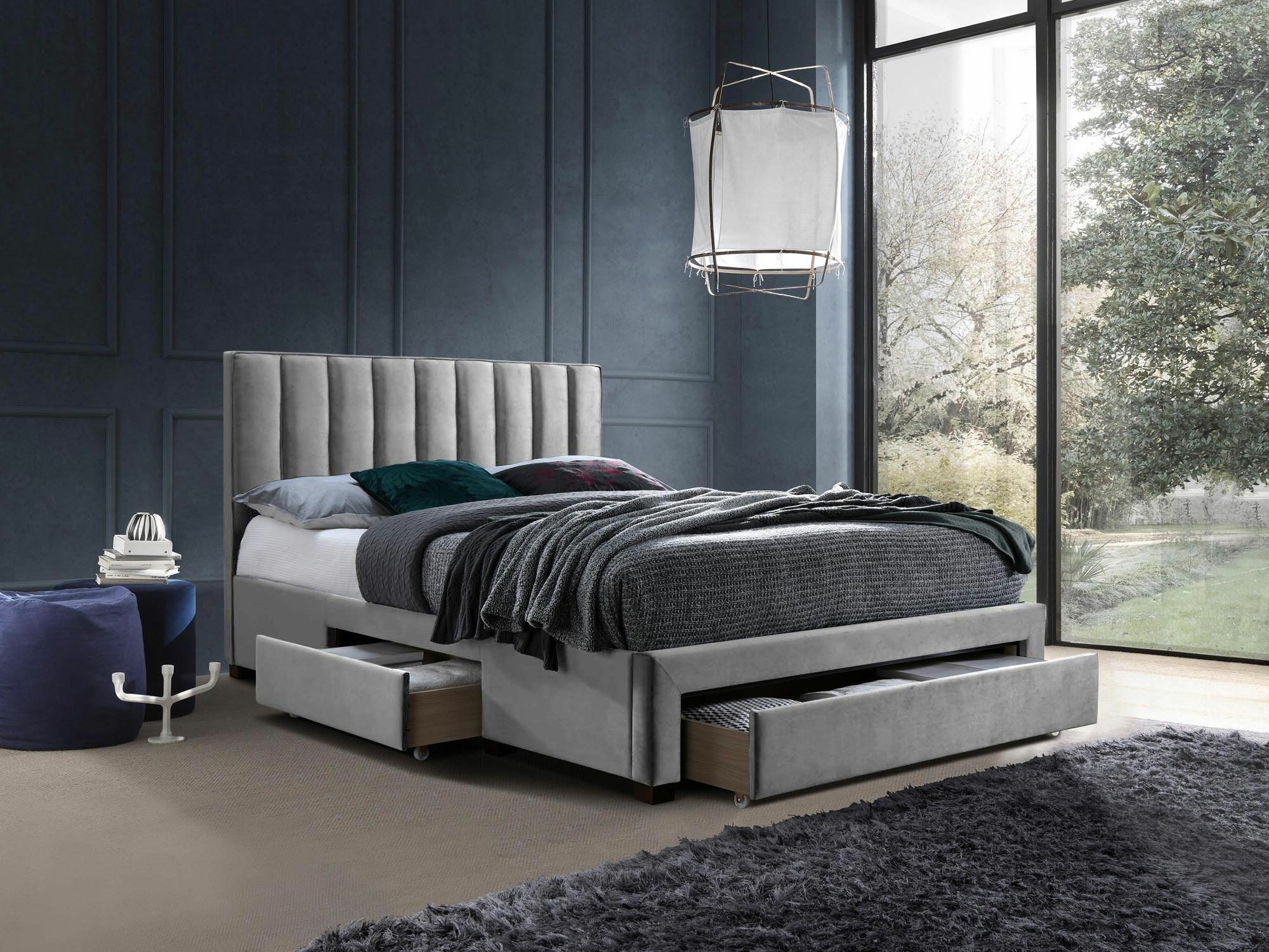 Postelja Houston 869 (Siva)