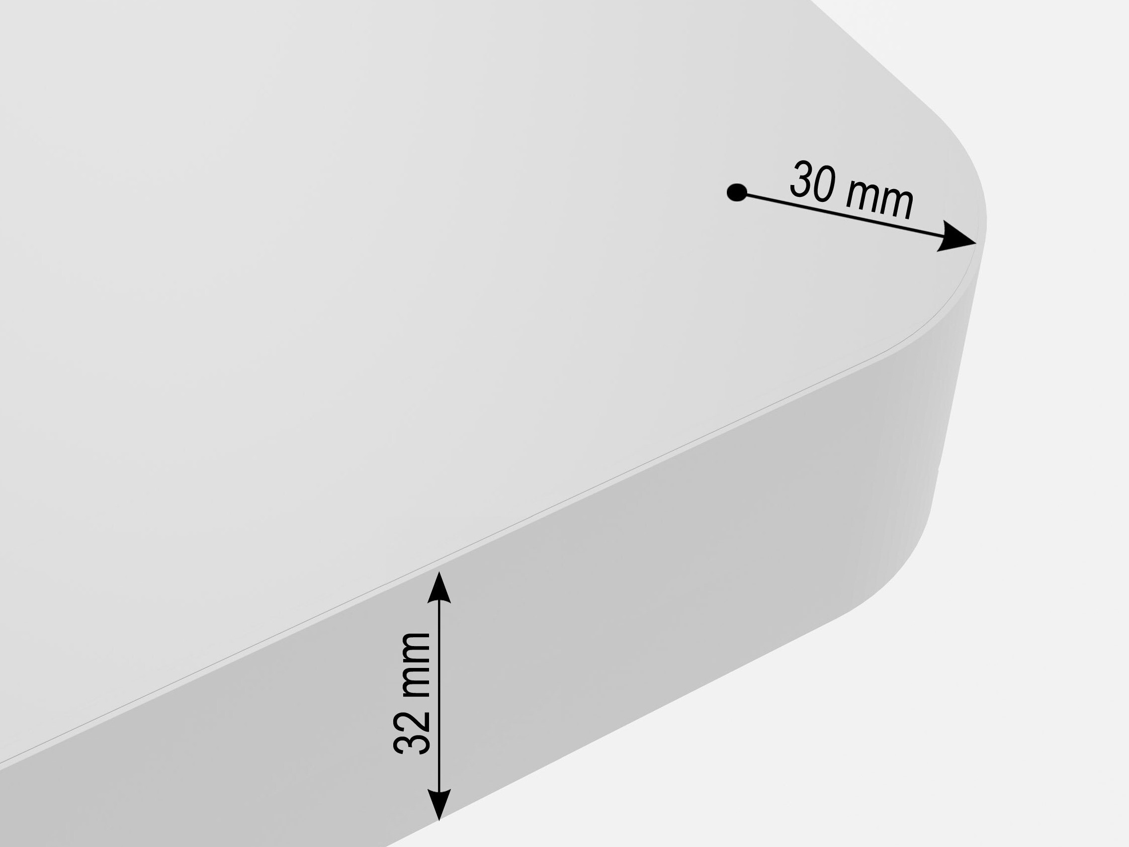 Dvižna pisalna miza Buffalo 184 (Bela)