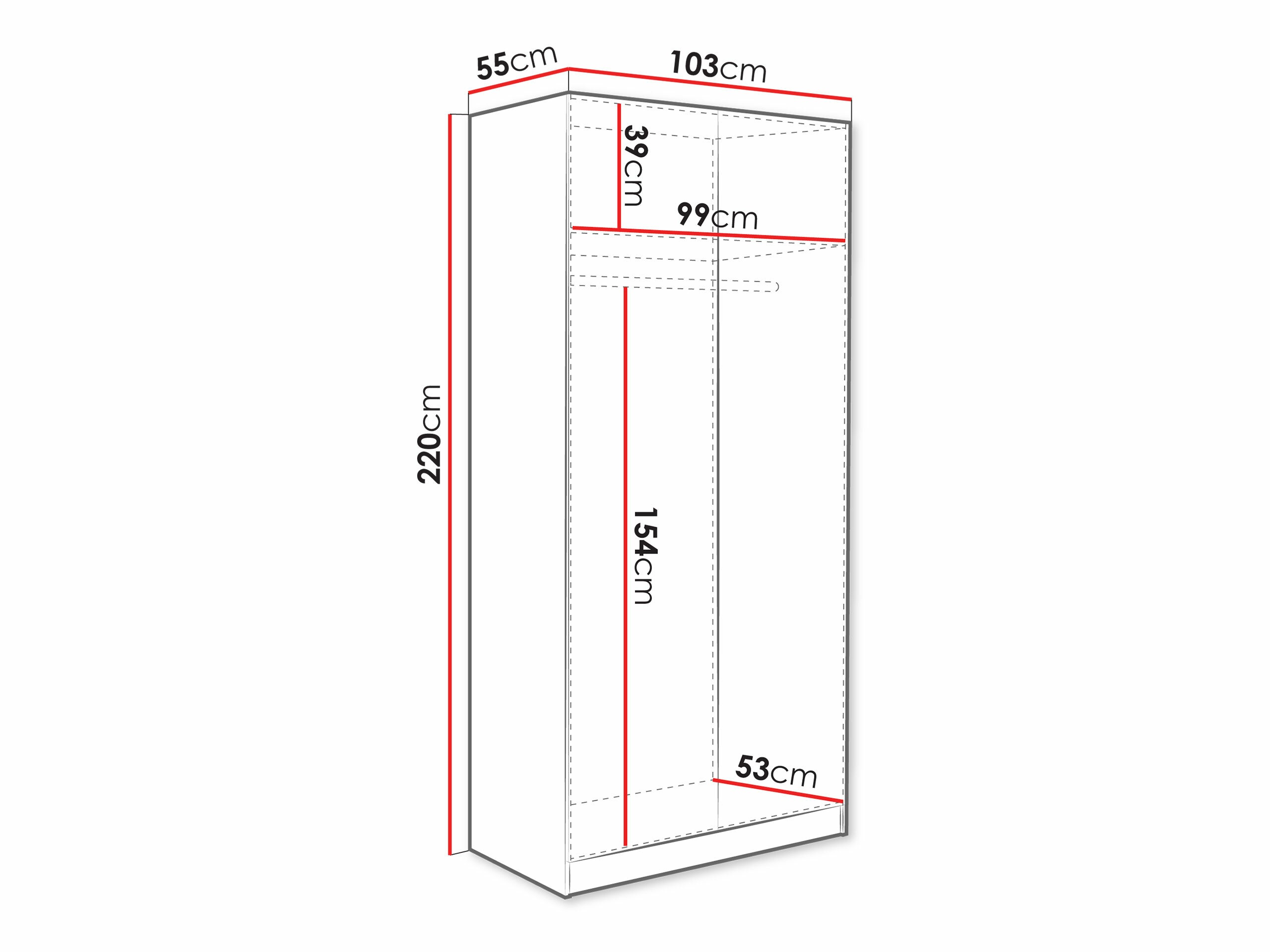 Garderobna omara Lunole 113 (Kašmir)