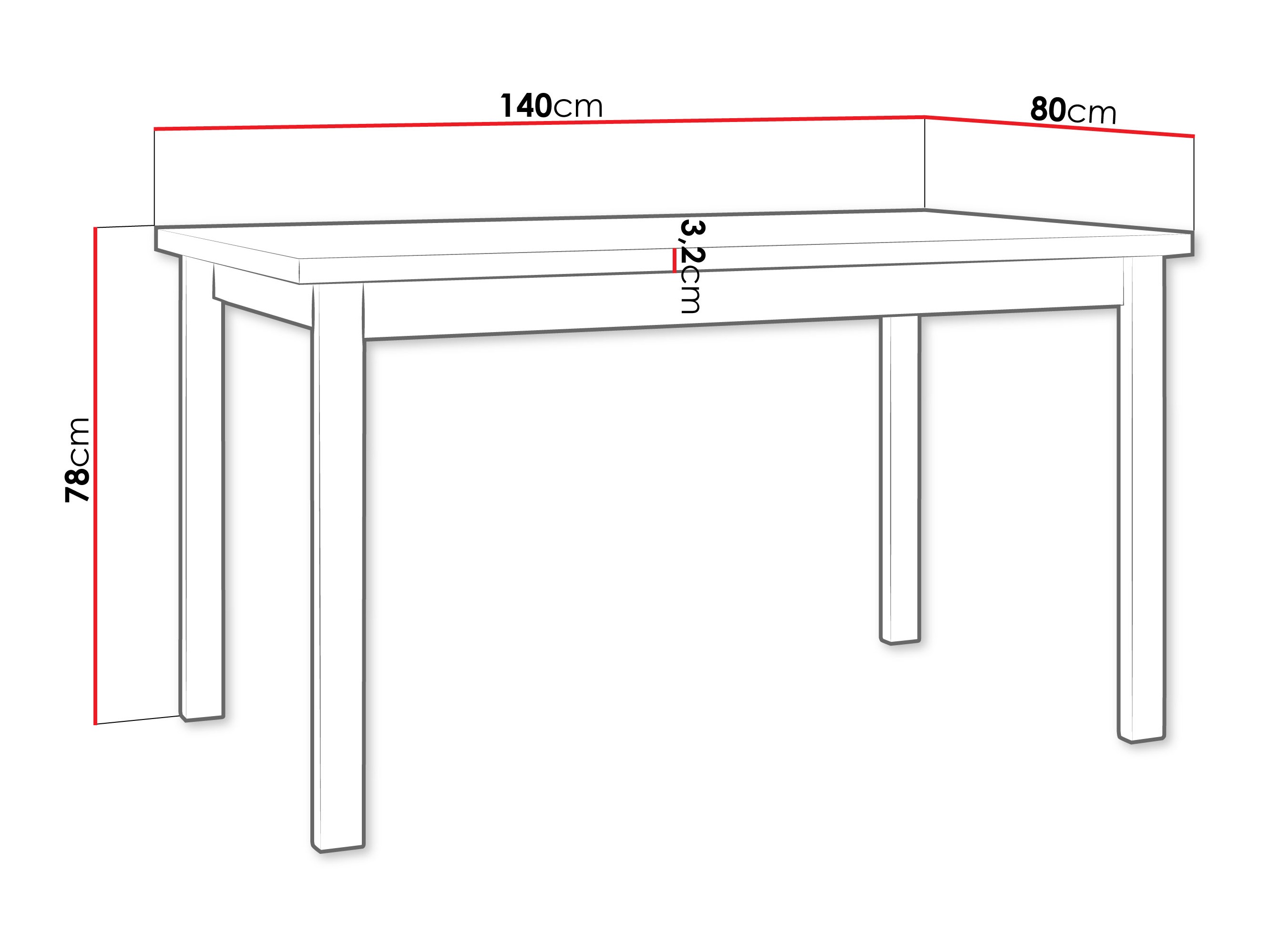 Miza Victorville 377 (Artisan hrast + Bela)