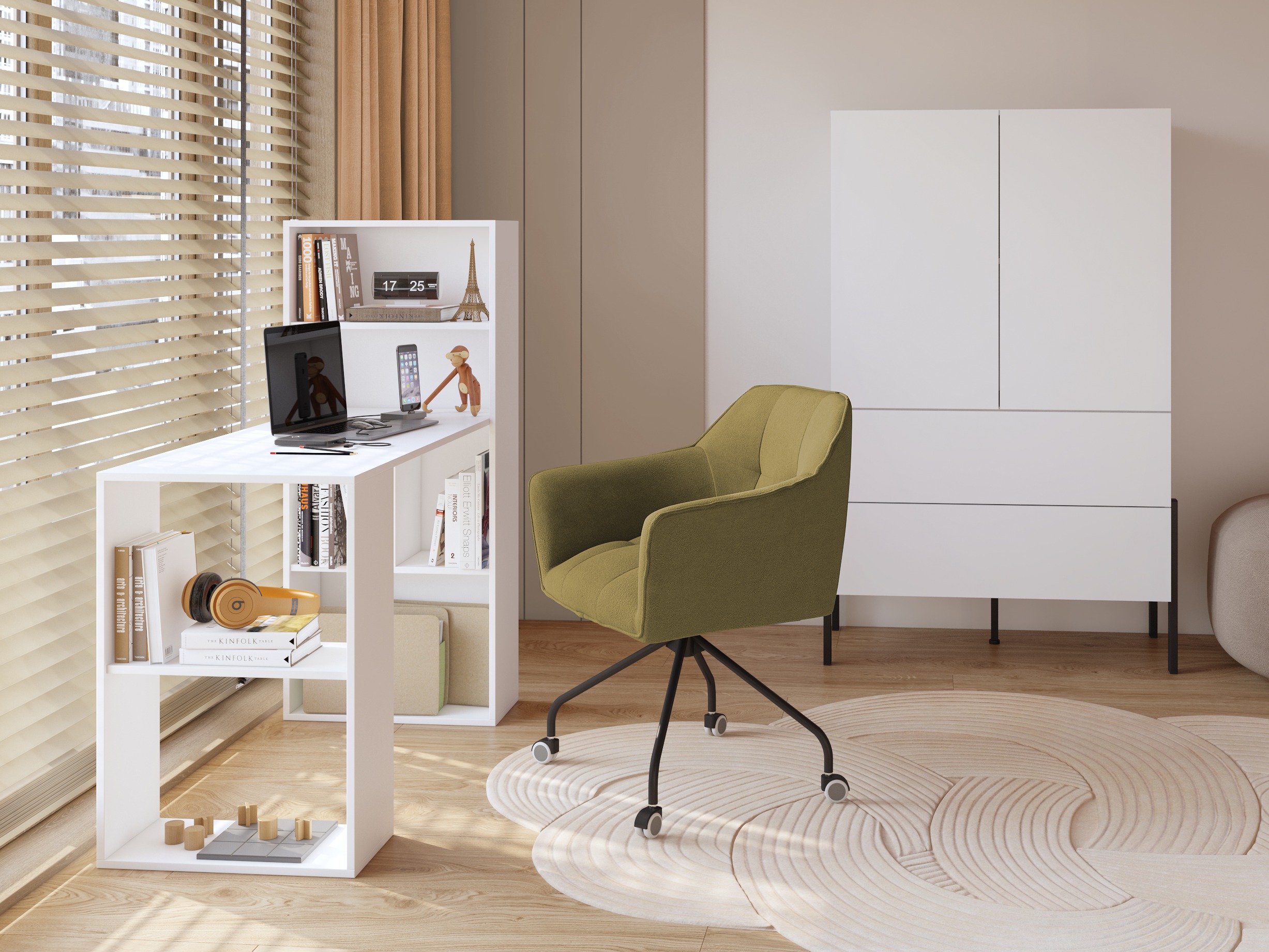 Pisalna miza Austin 329 (Bela)