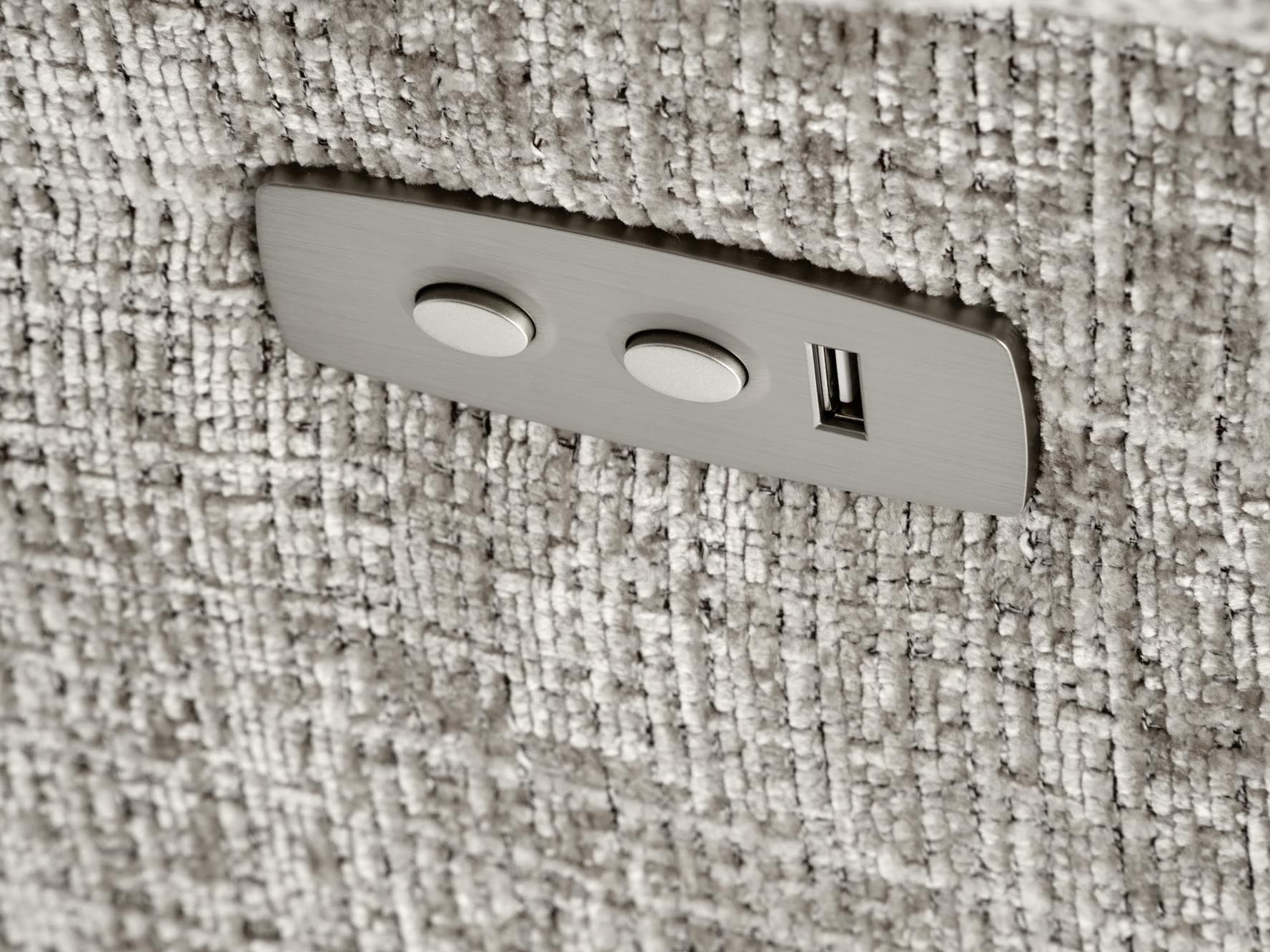 Fotelj s počivalnikom Houston 2080 (Siva)