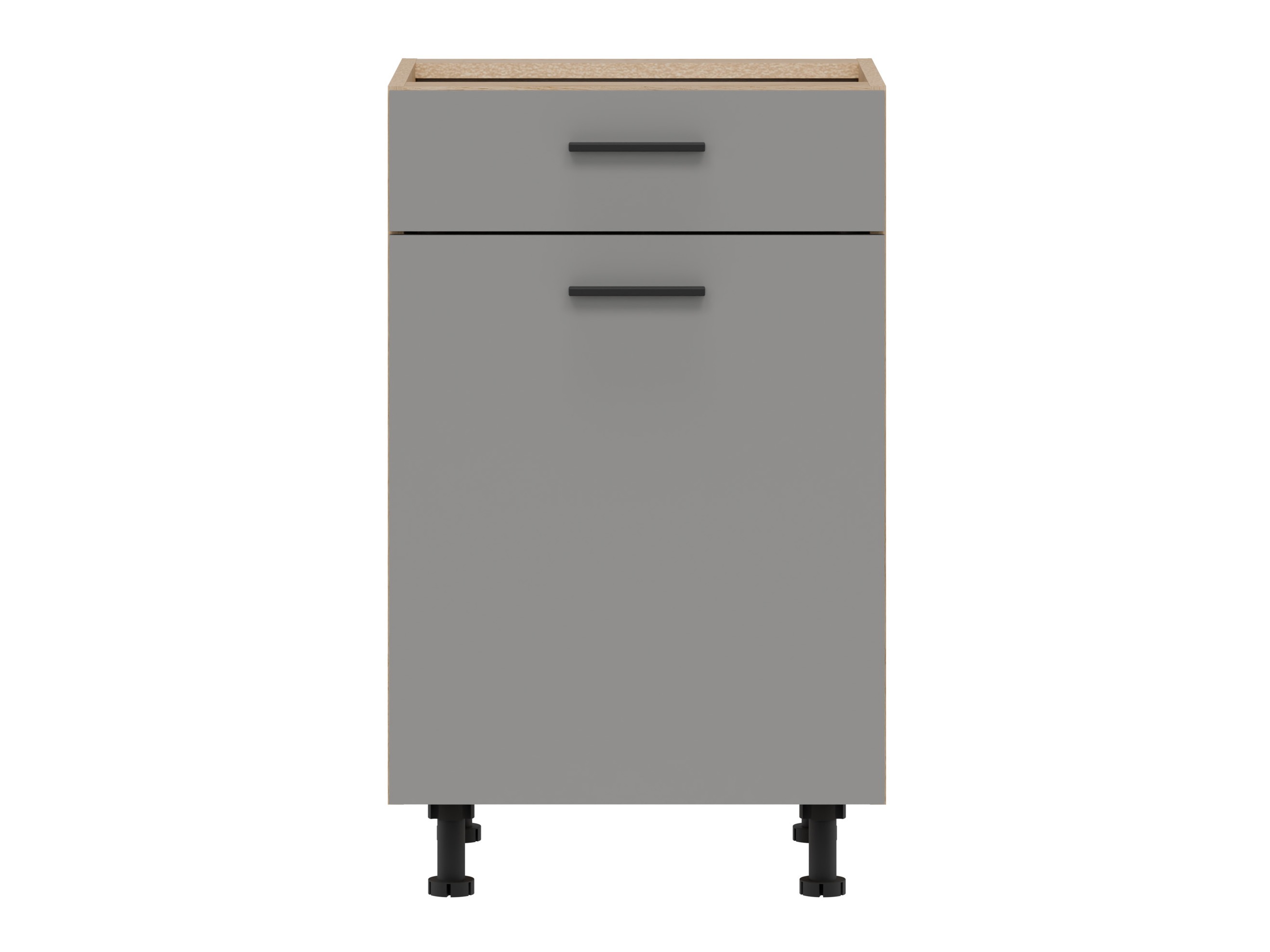 Modularna omarica s predalom in vrati Ati Grey 104