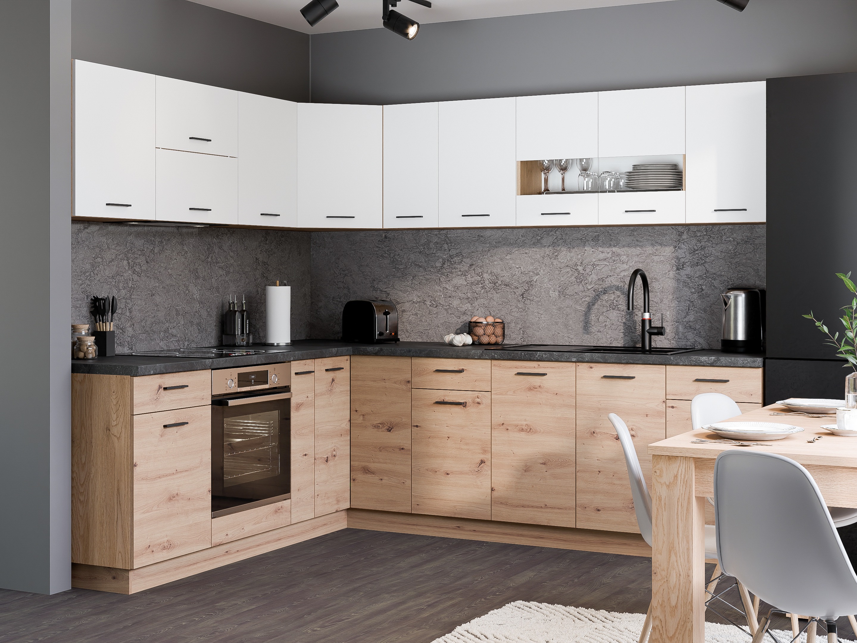 Modularna stenska omarica Ati 155