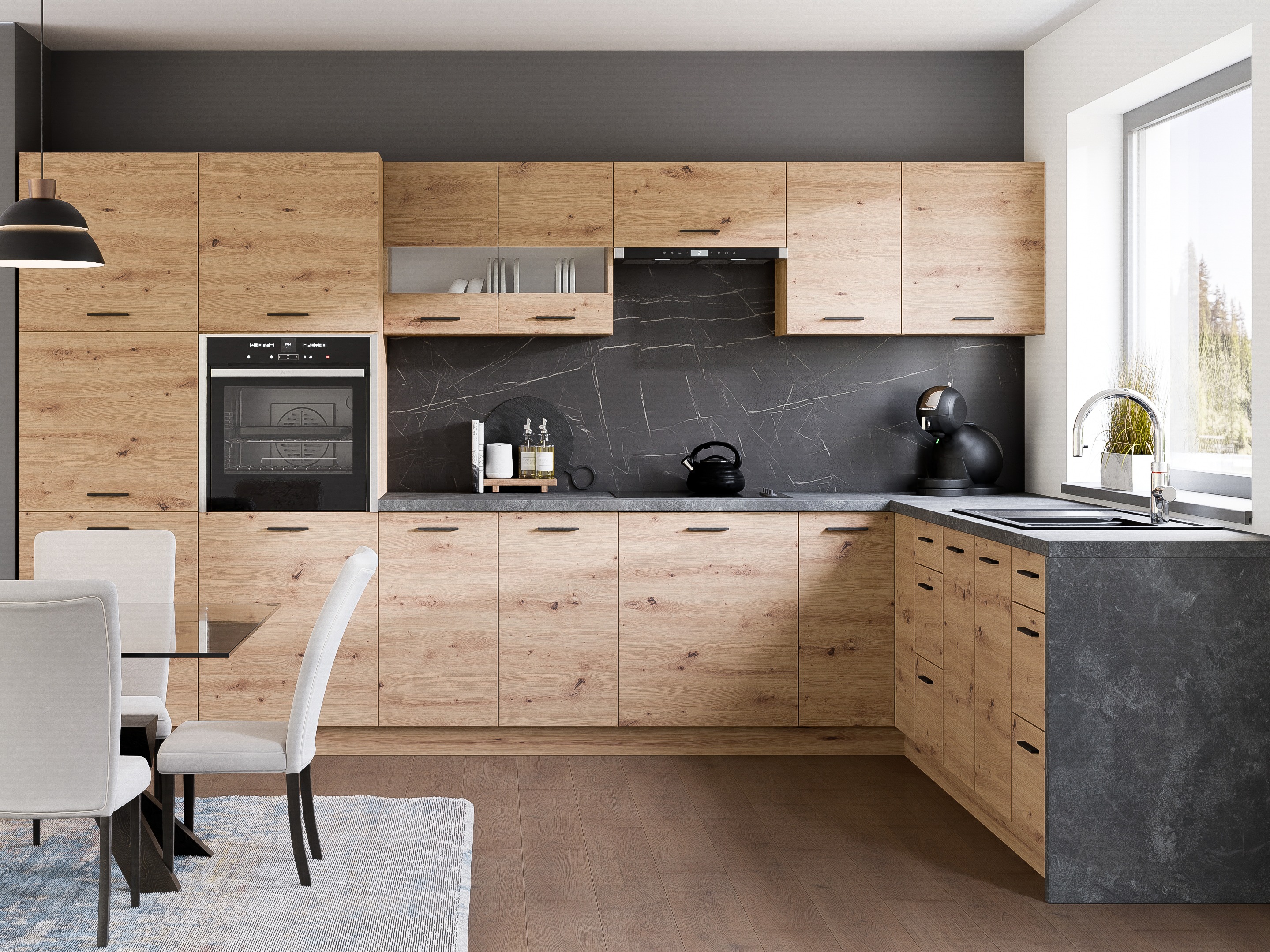 Modularna omarica za pomivalno korito z vrati Ati Artisan 106