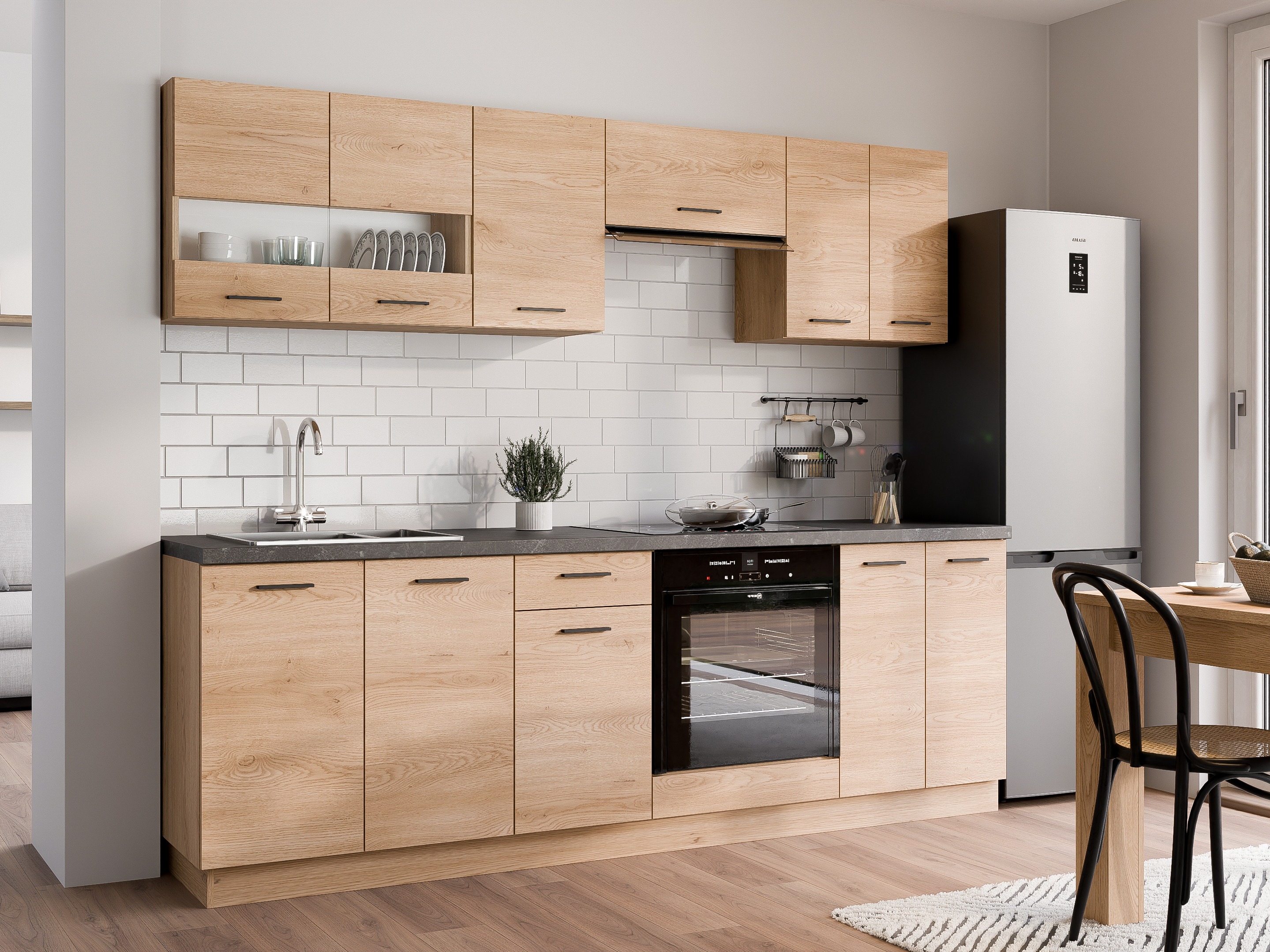 Modularna omarica s predalom in vrati Ati Torro 114