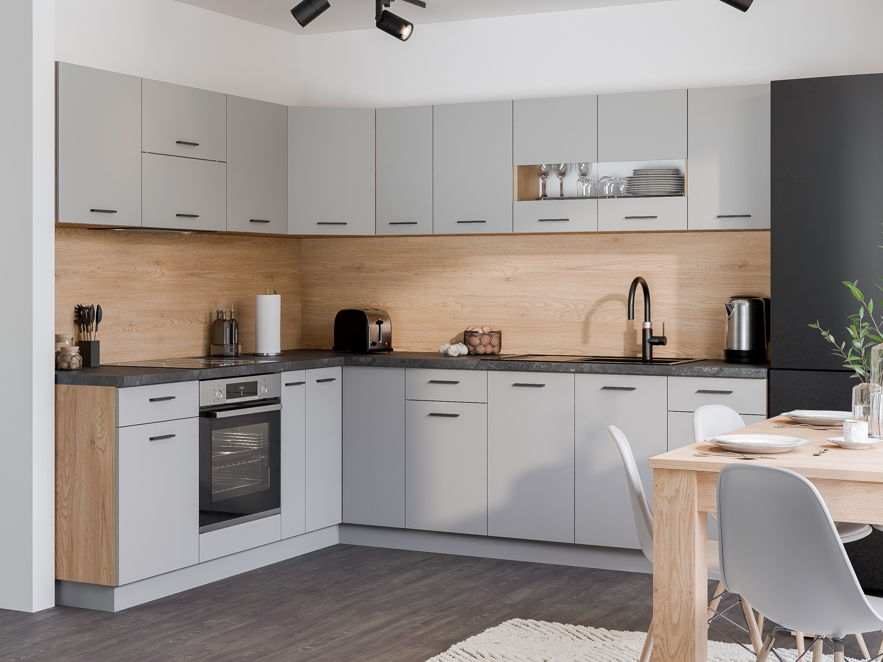 Modularna stenska omarica Ati Grey 115