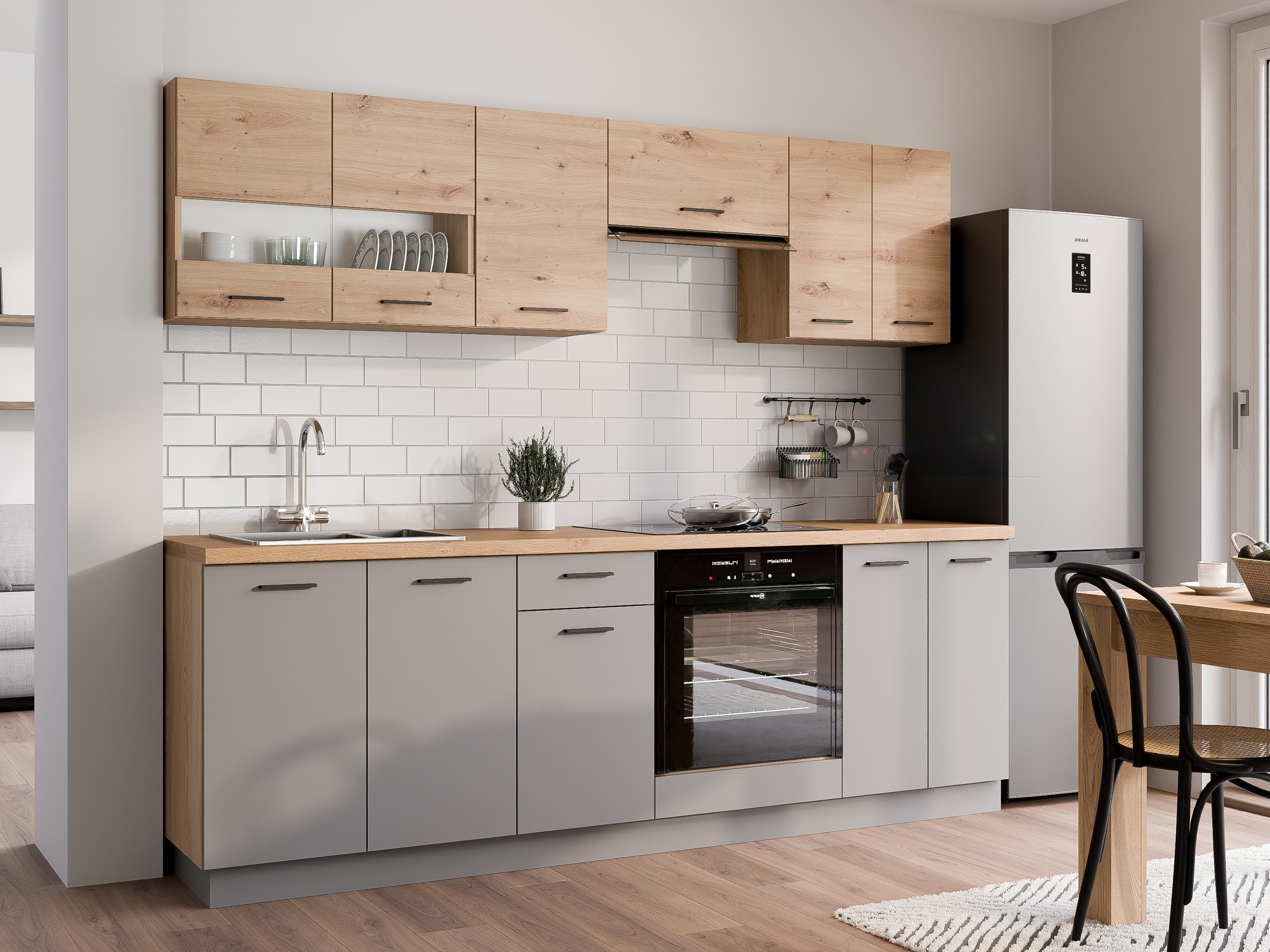Modularni kuhinjski komplet Ati Grey Artisan 100