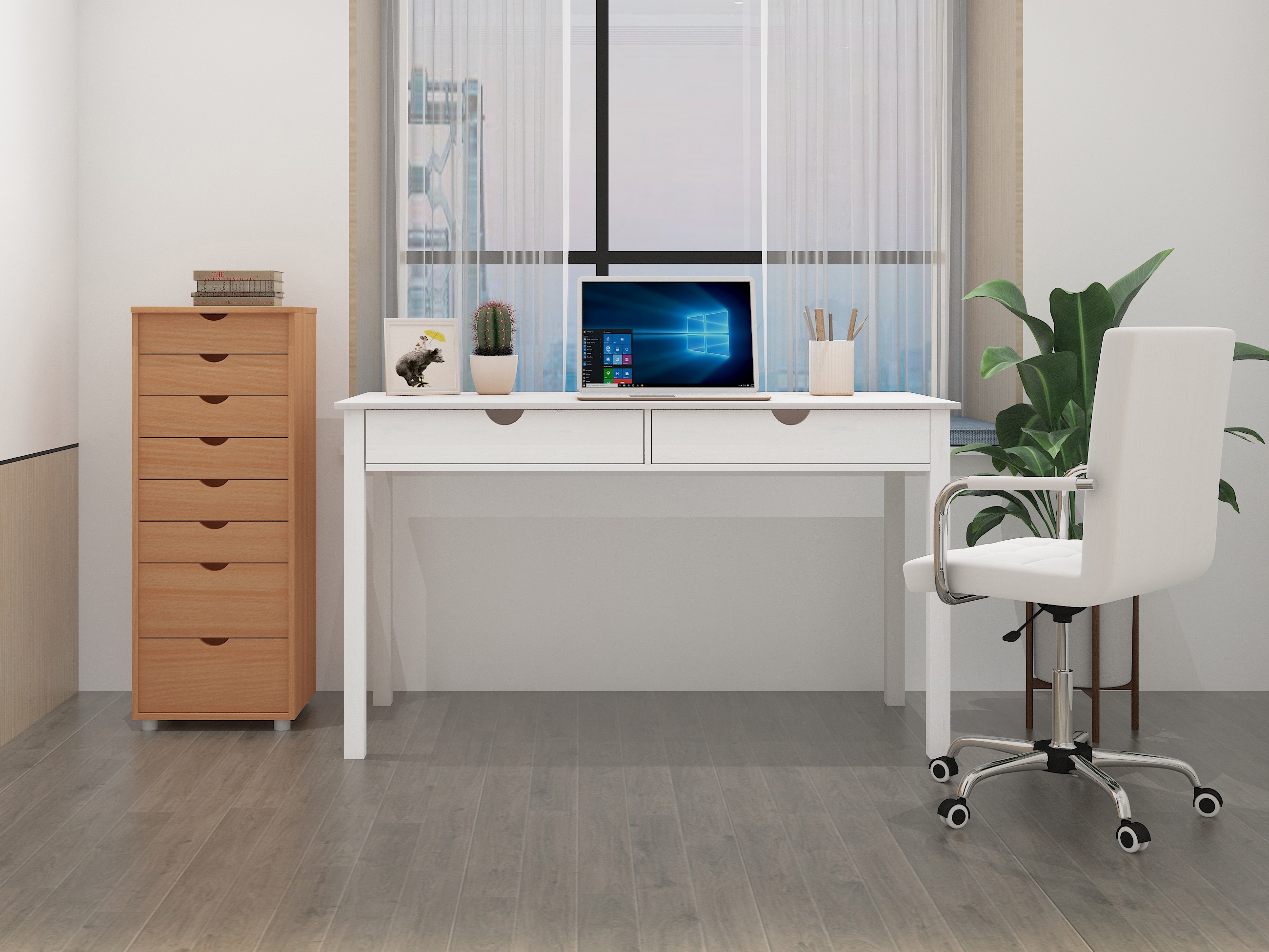 Pisalna miza Denton 134 (Bela)