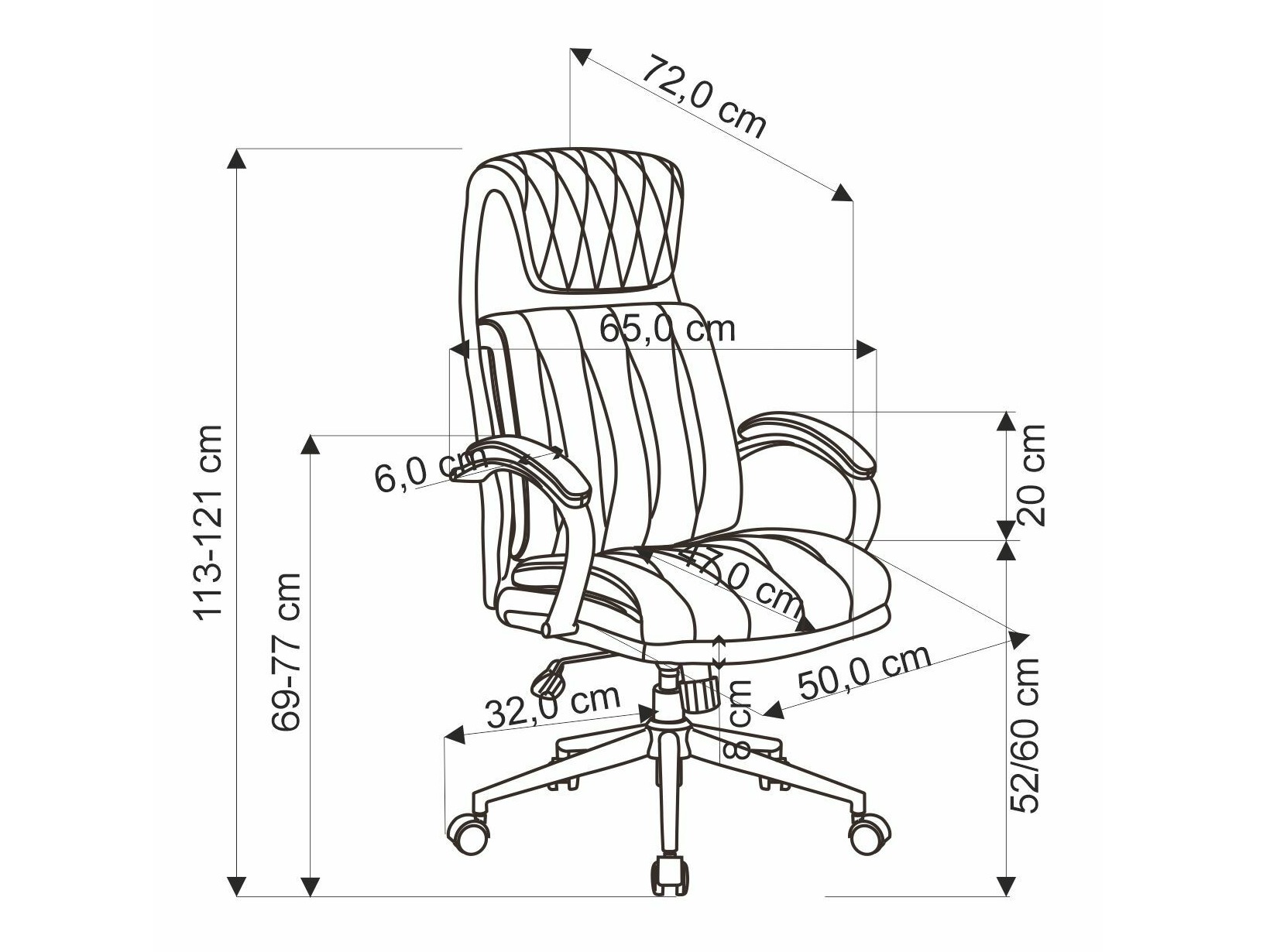 Pisarniški stol Houston 1606