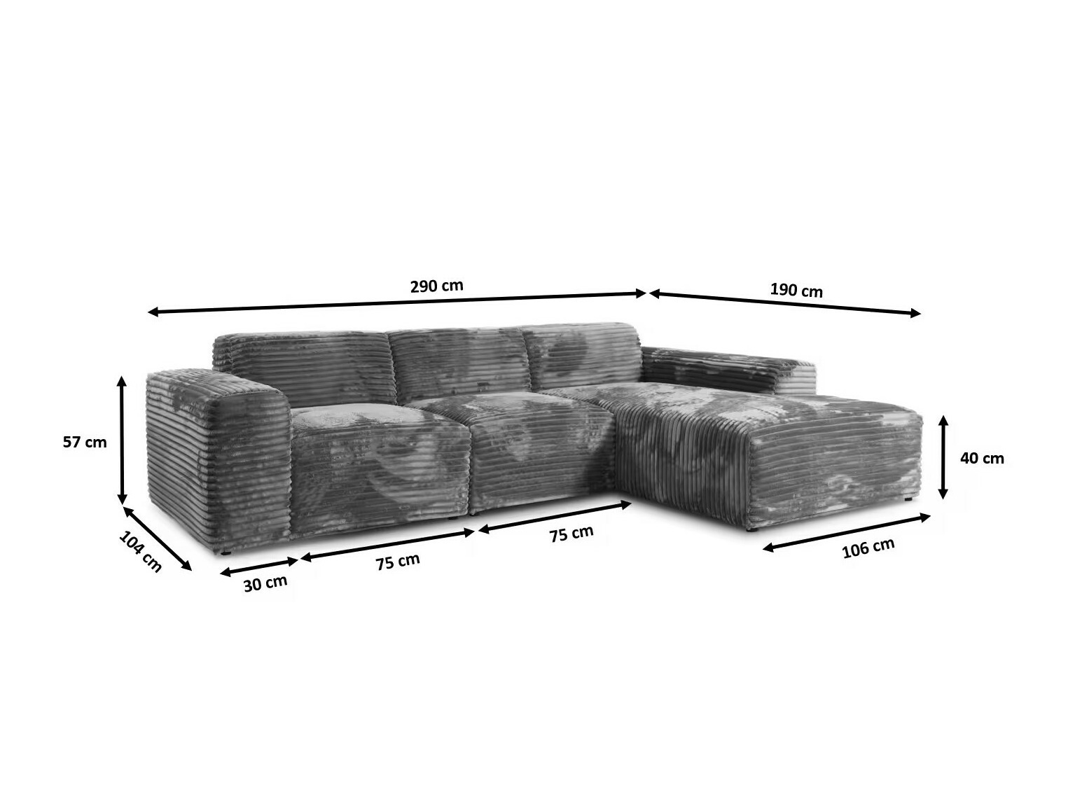 Kotna garnitura Franklin 137 (Tilia 39)