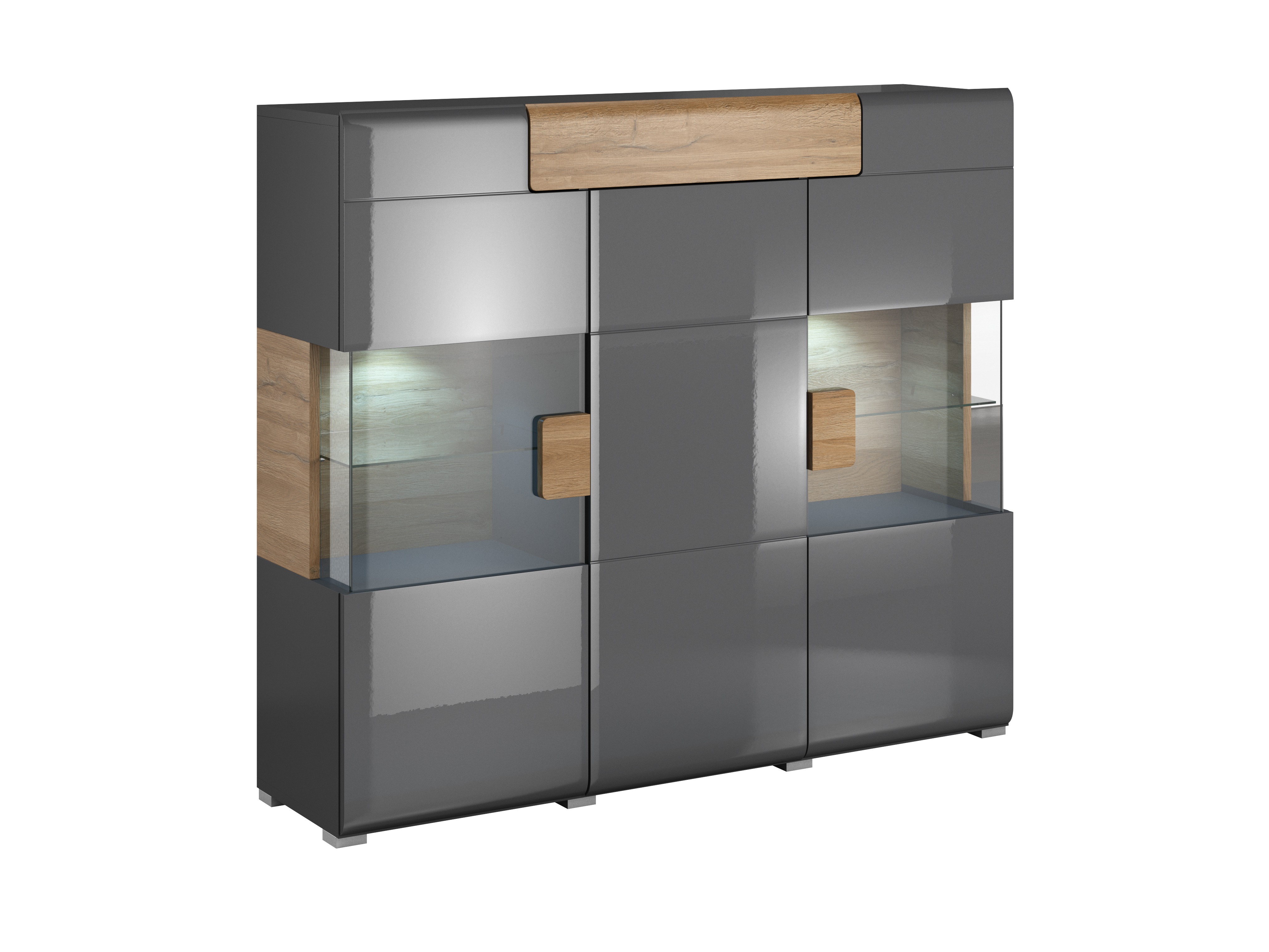 Omarica Torsone 100 (Antracit + Gloss antracit + Hrast Grandson)