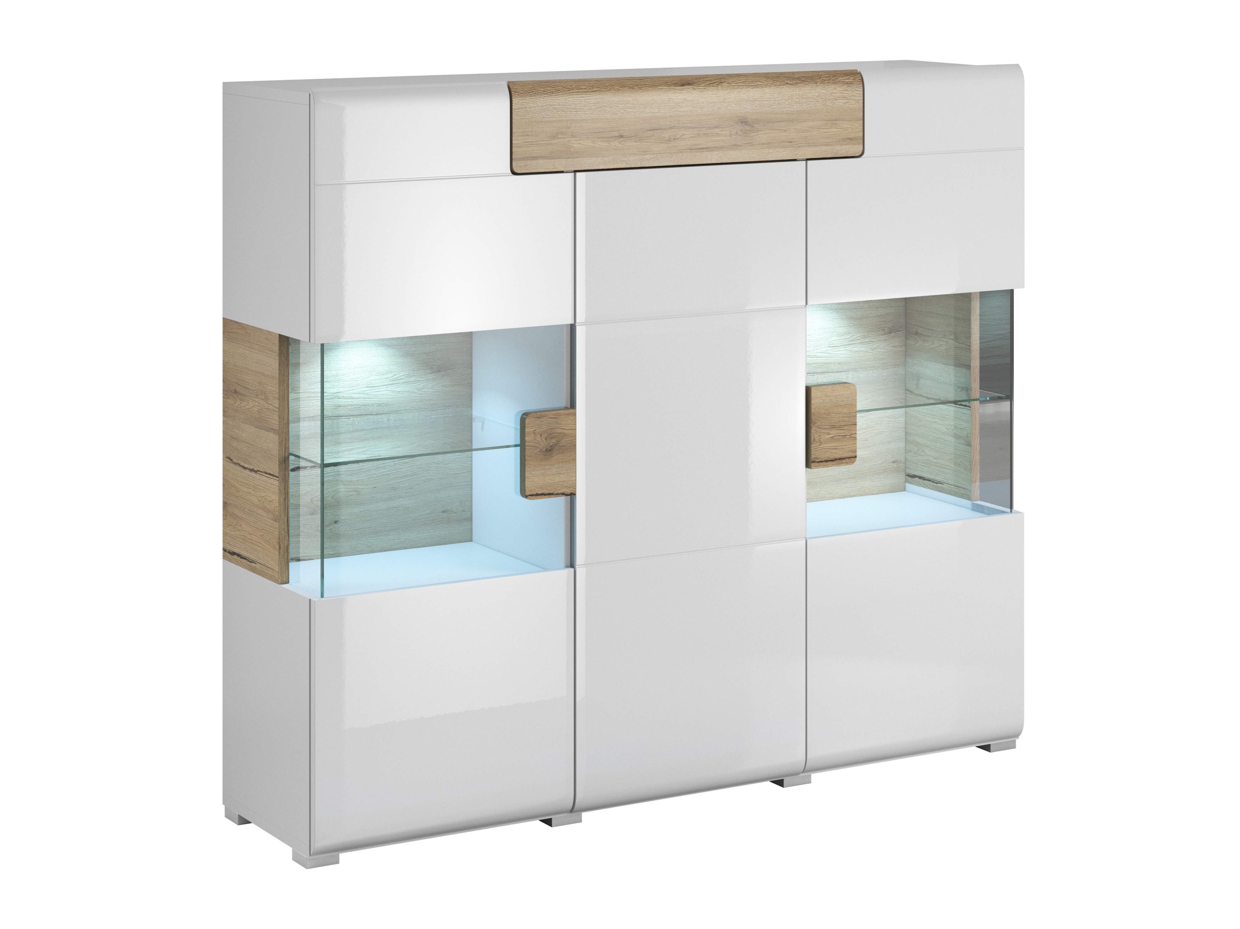 Omarica Torsone 100 (Bela + Sijaj bela + Hrast San Remo)