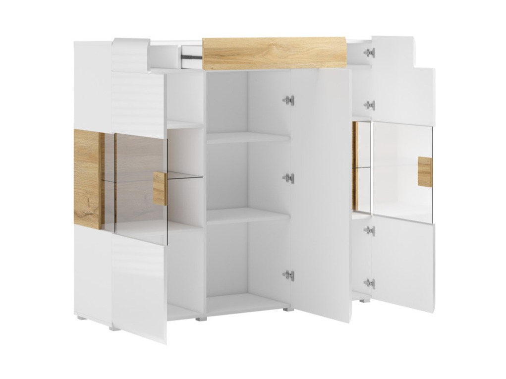 Omarica Torsone 100 (Bela + Sijaj bela + Hrast San Remo)