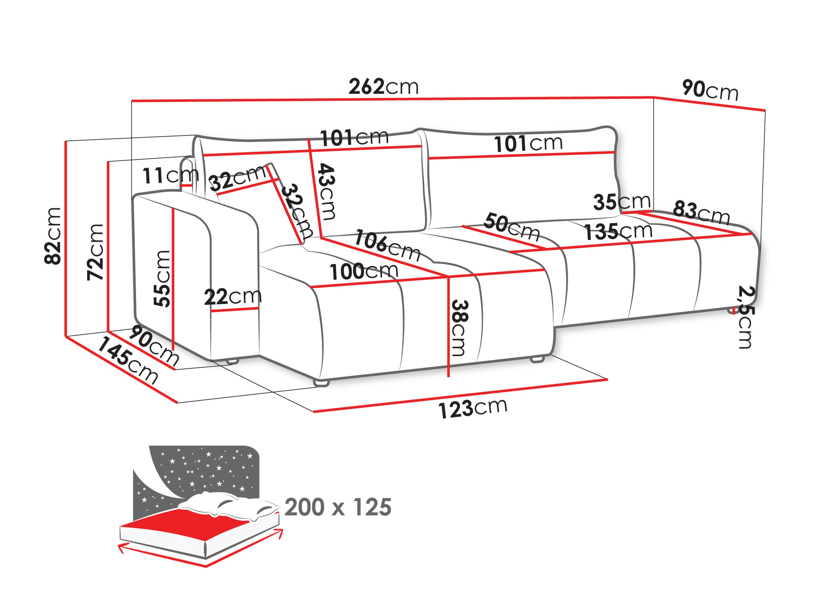 Kotna garnitura Comfivo Laurus III (Velo 621)