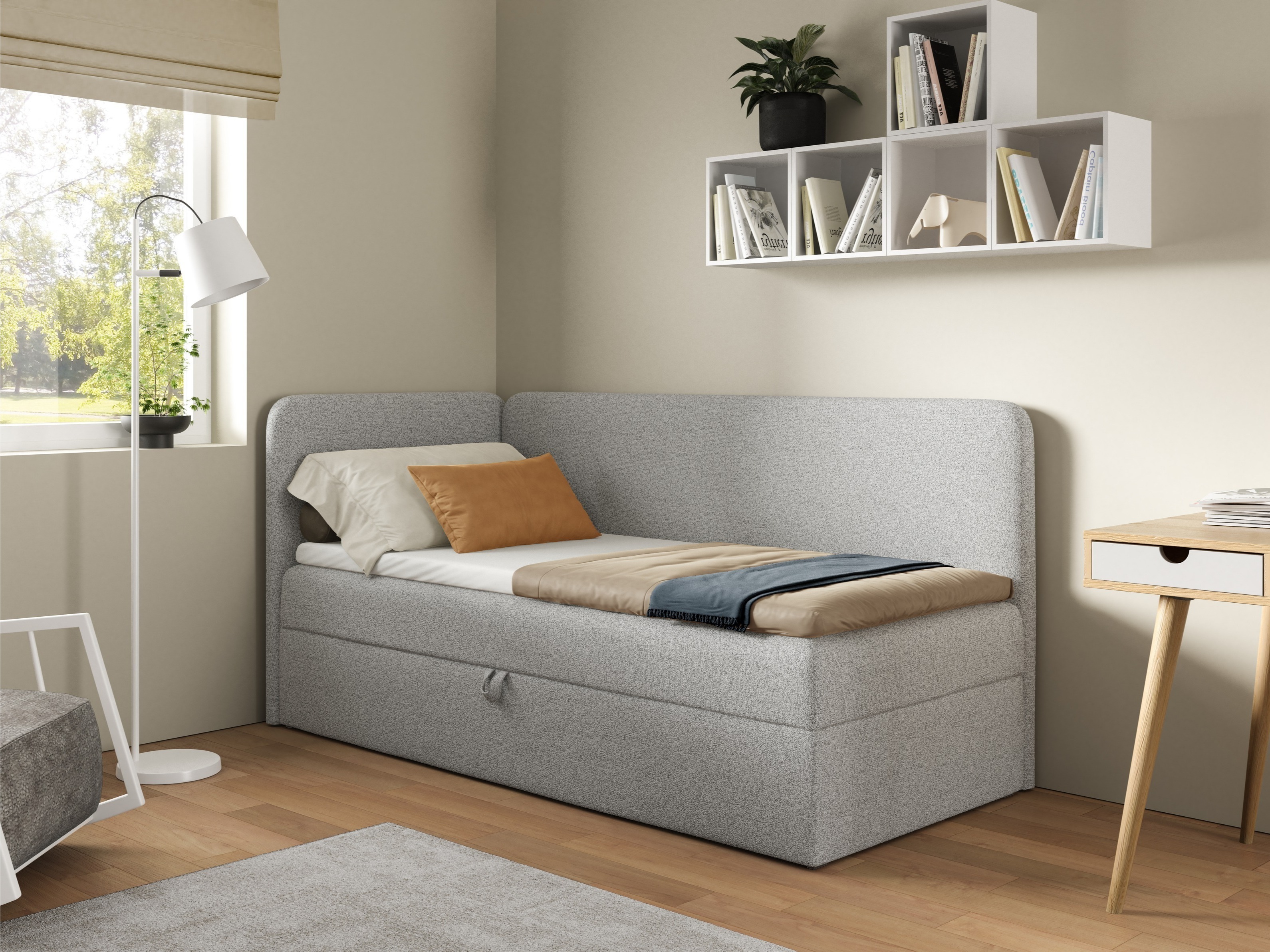 Boxspring postelja Franklin 188 (Puente 80)