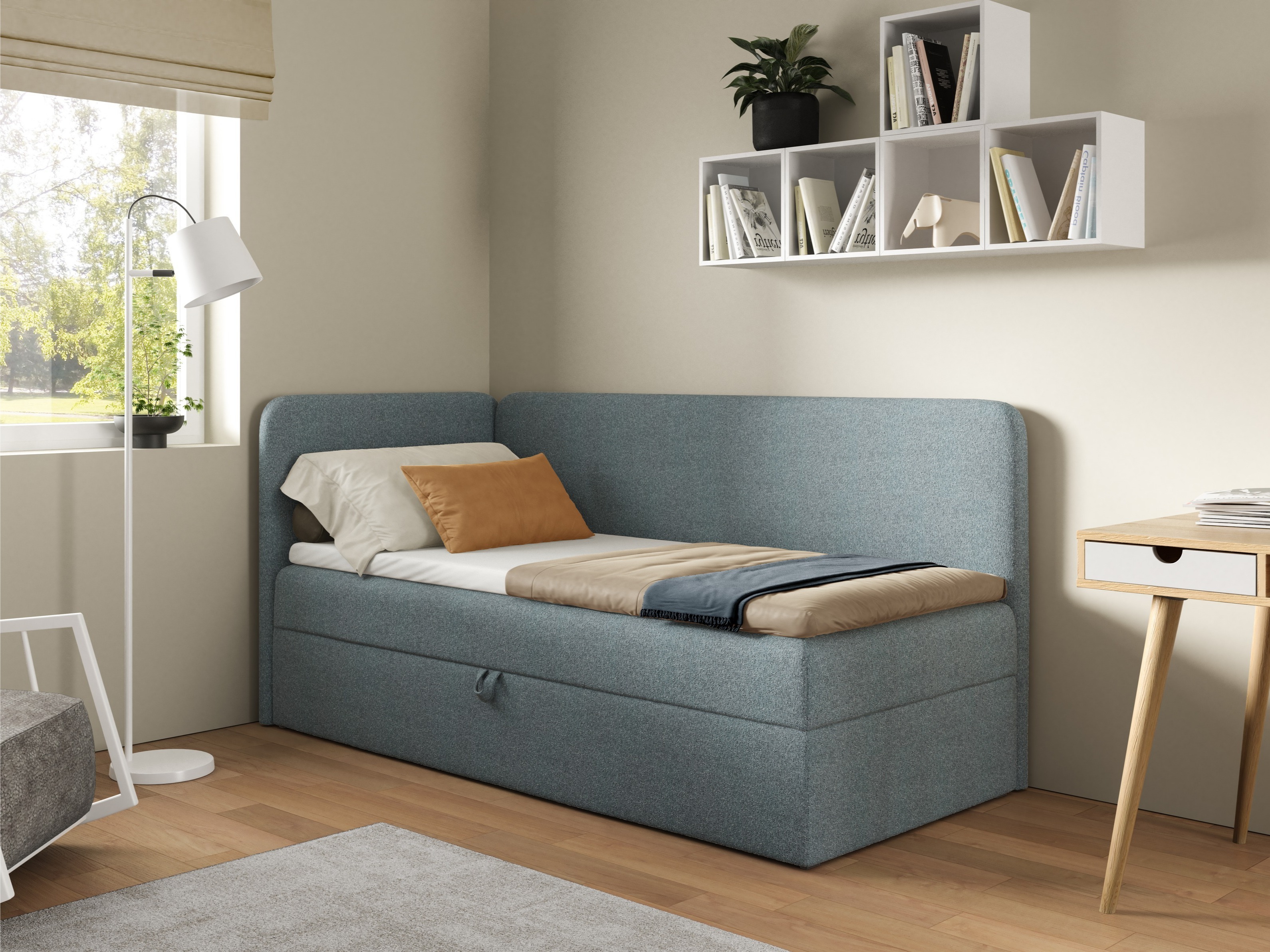 Boxspring postelja Franklin 188 (Puente 94)