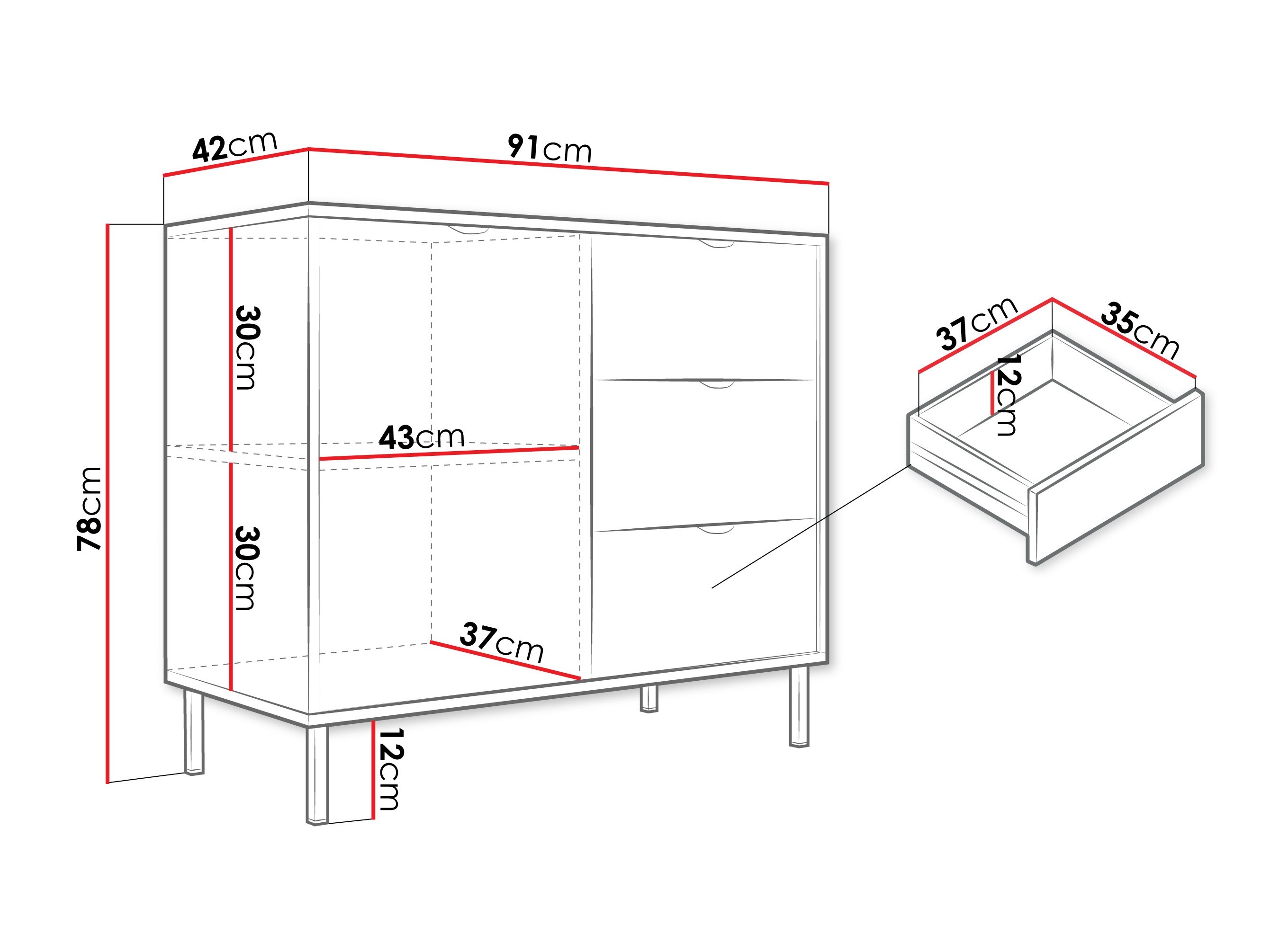 Komoda Comfivo Elblare 100