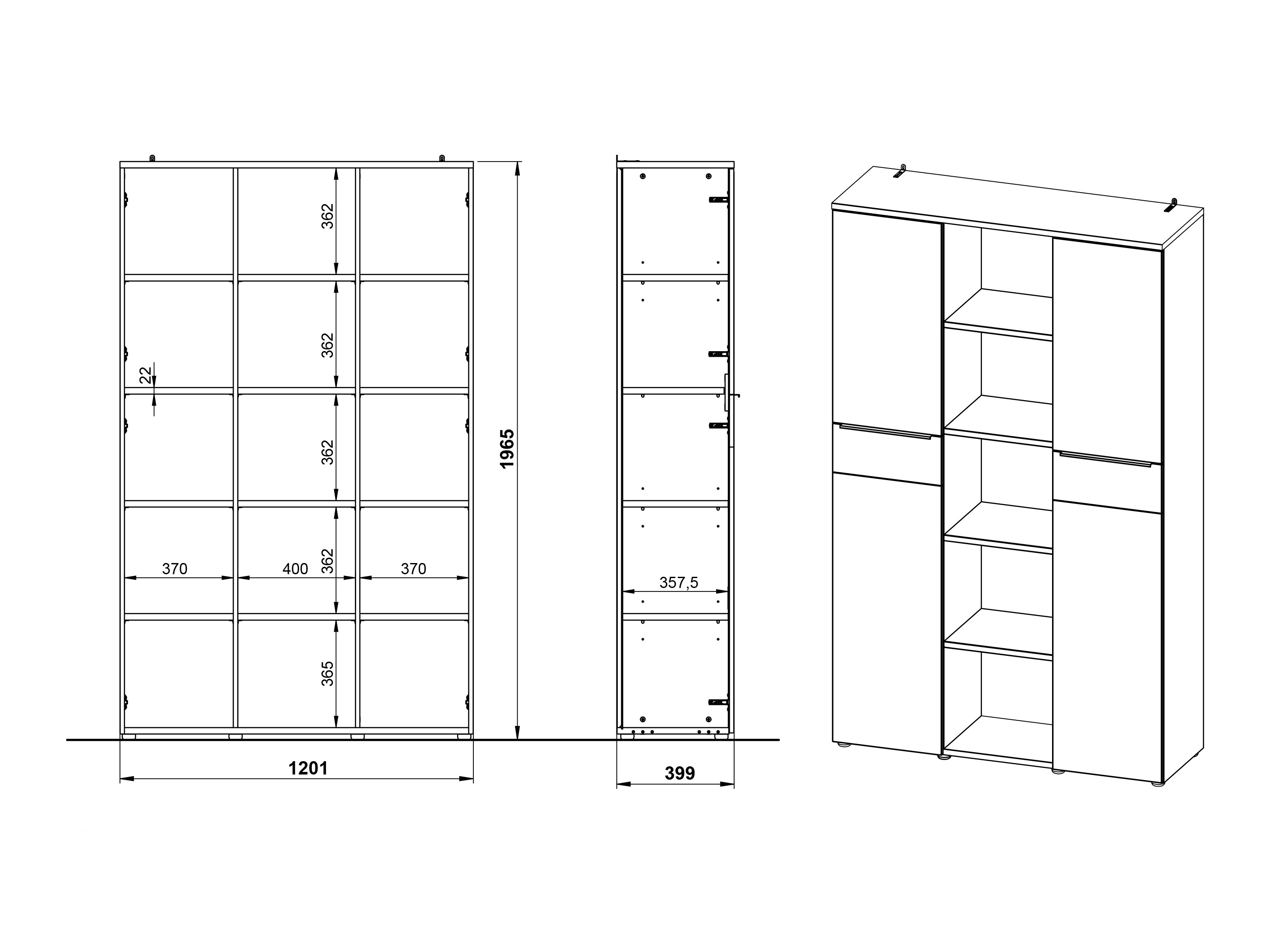Komplet za domačo pisarno Elbcali 107