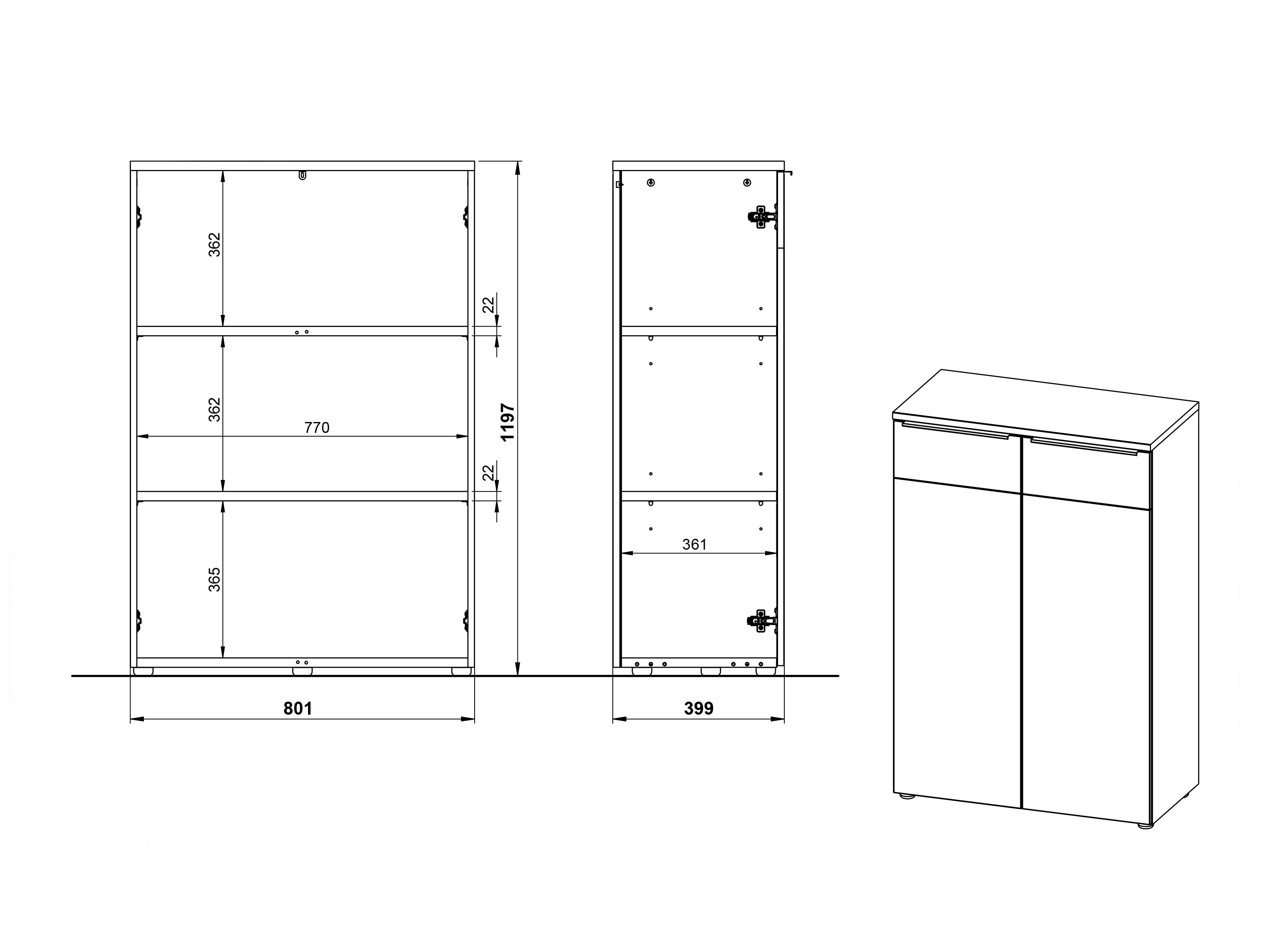 Komplet za domačo pisarno Elbcali 107