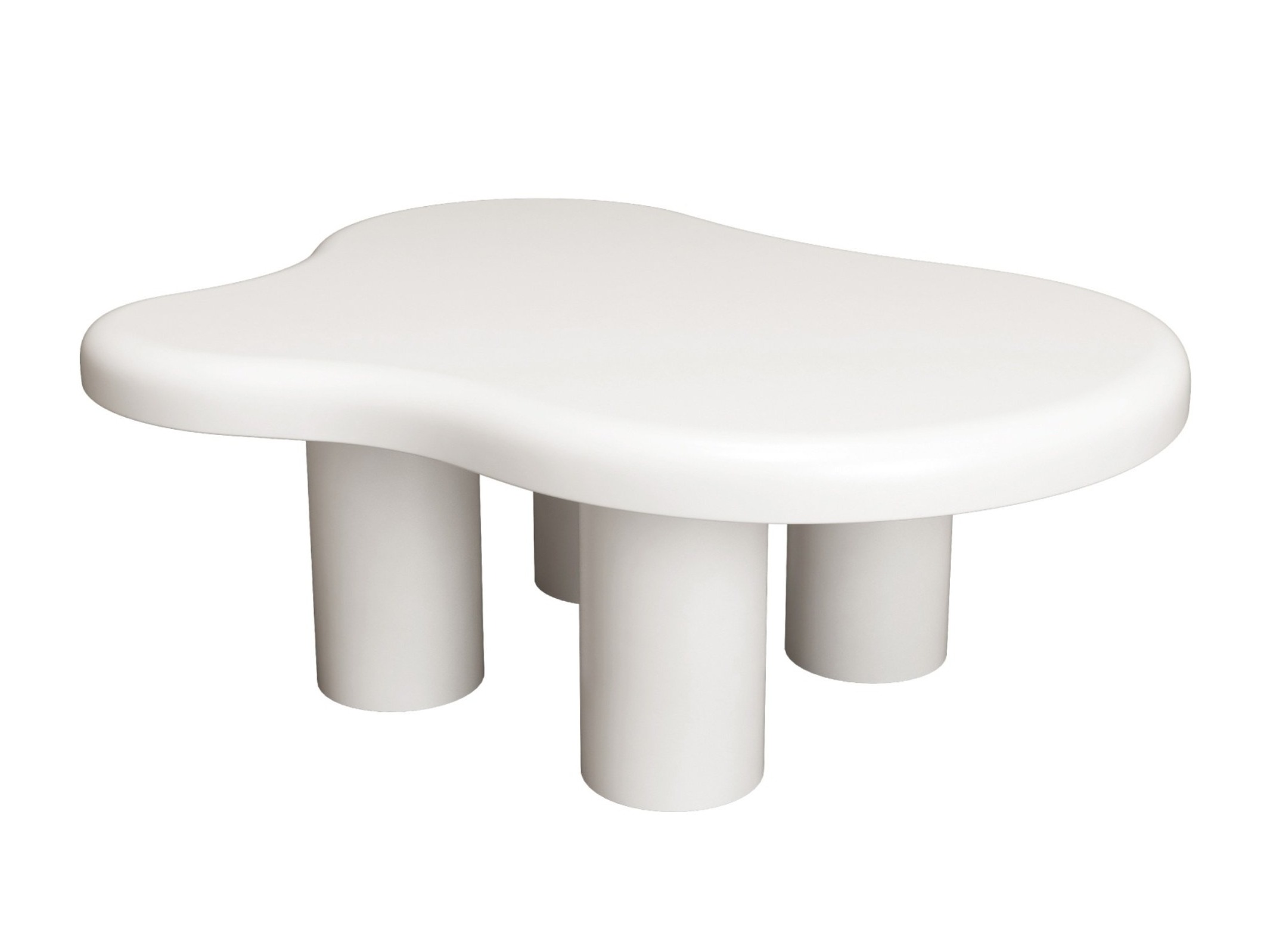 Klubska mizica Burleson 461 (Bela)